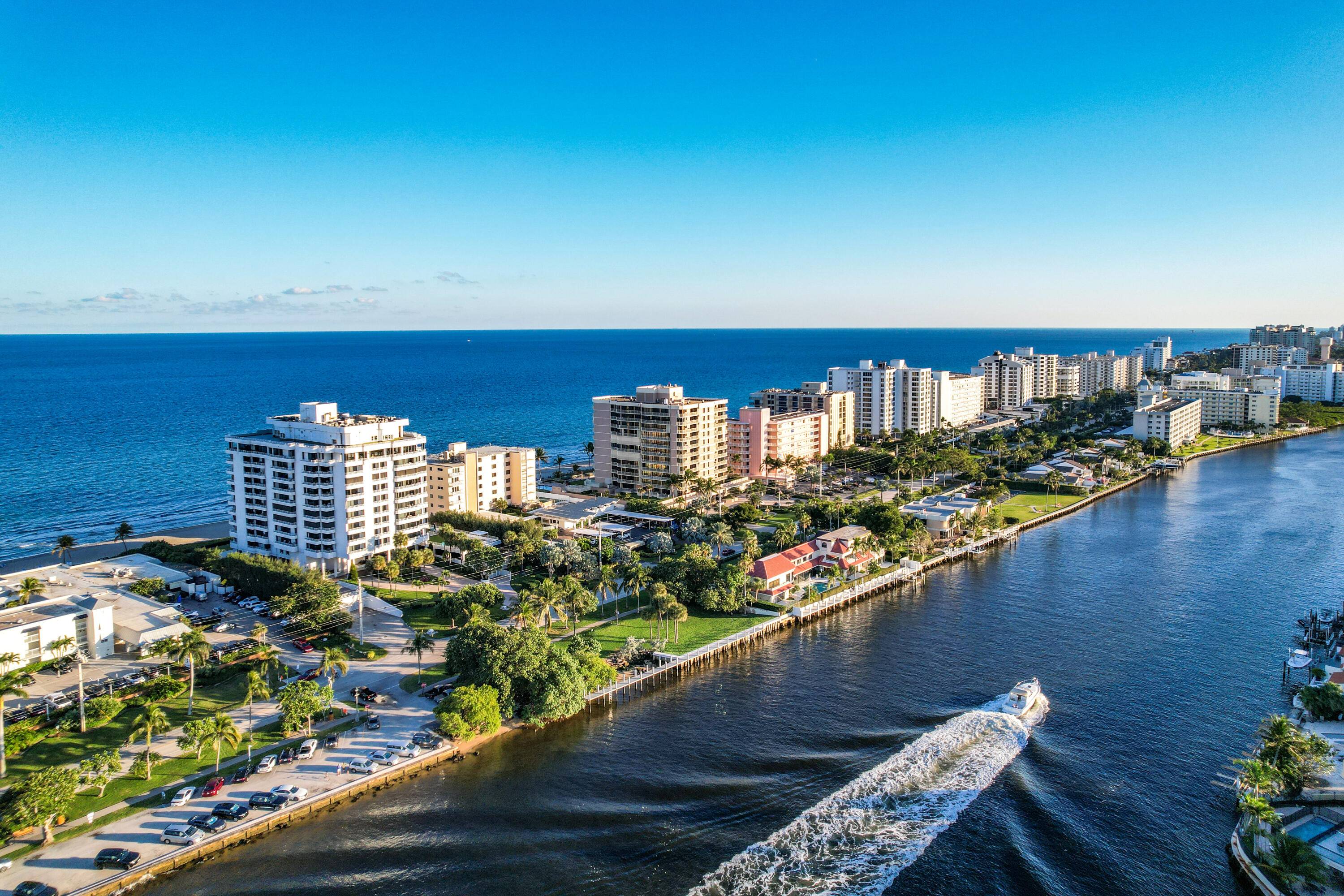 LOCATION South Ocean Boulevard, Highland Beach, Florida.