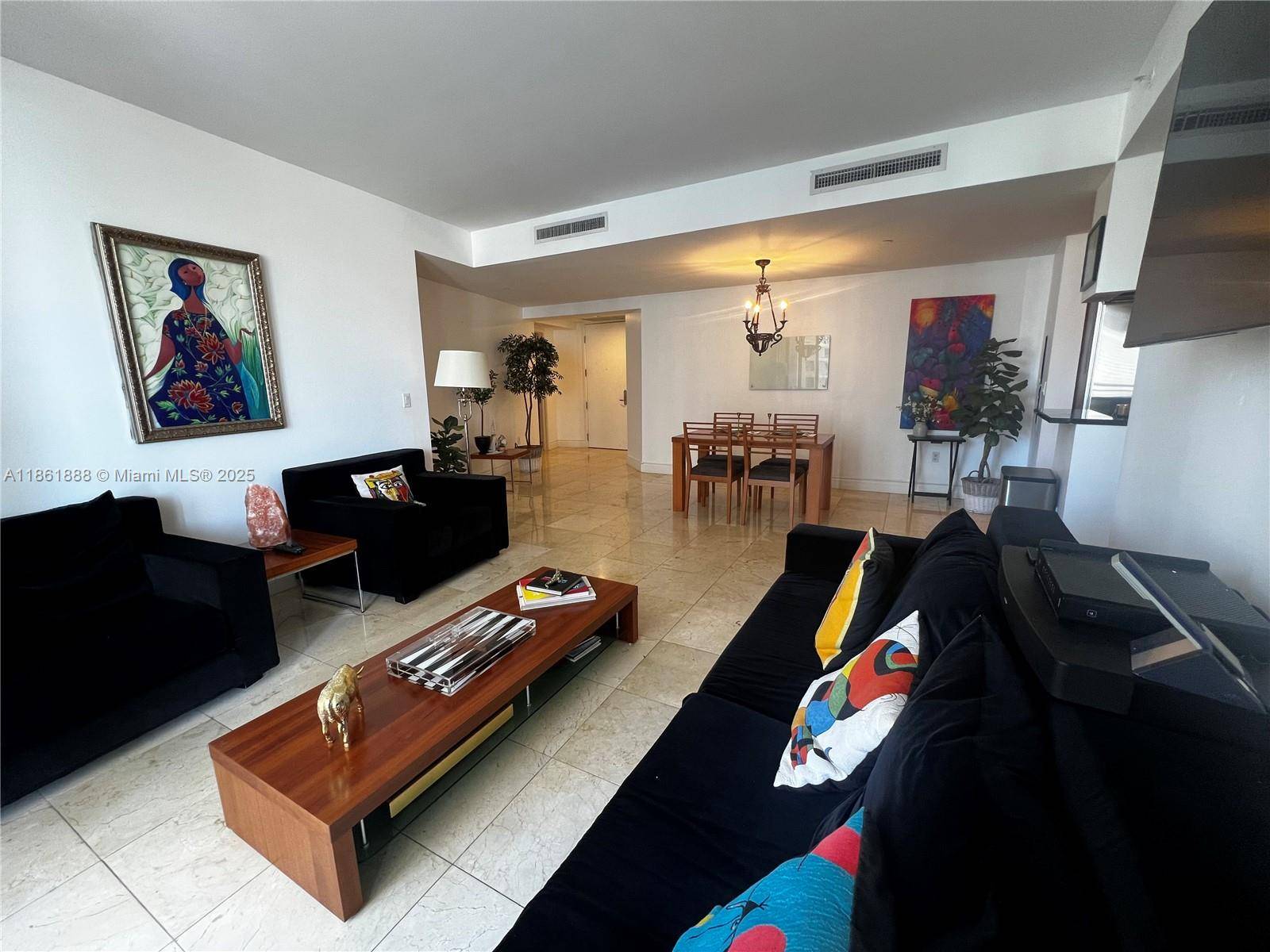Luxury 1 bedroom, 1. 5 bath condo in the exclusive Brickell Key.