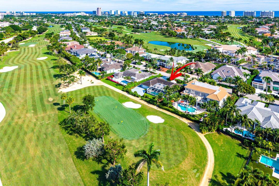 Welcome home to this private golf course home in Royal Palm Yacht Country Club.