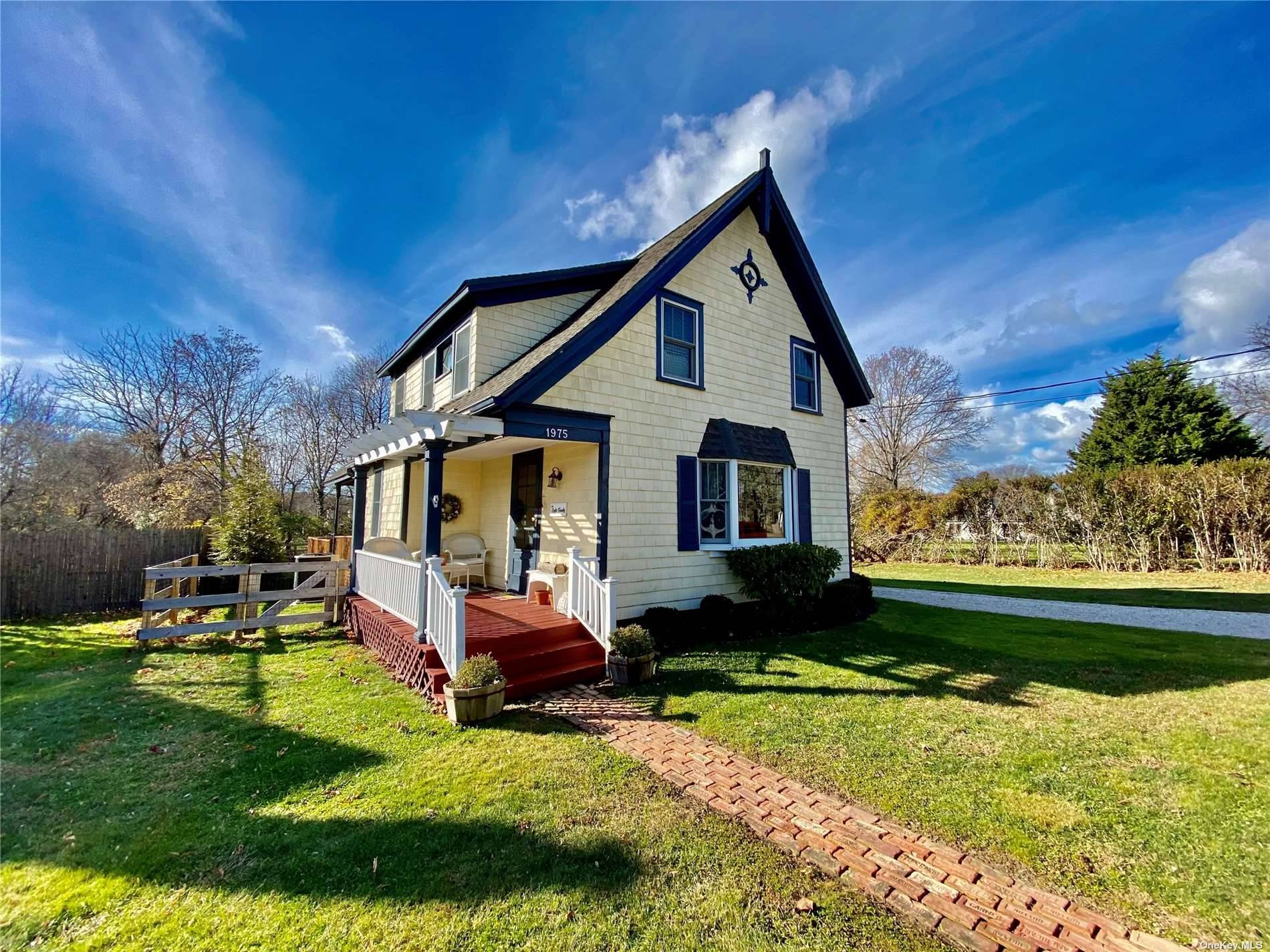 This beautifully furnished farmhouse offers you a warm welcome home on the North Fork.