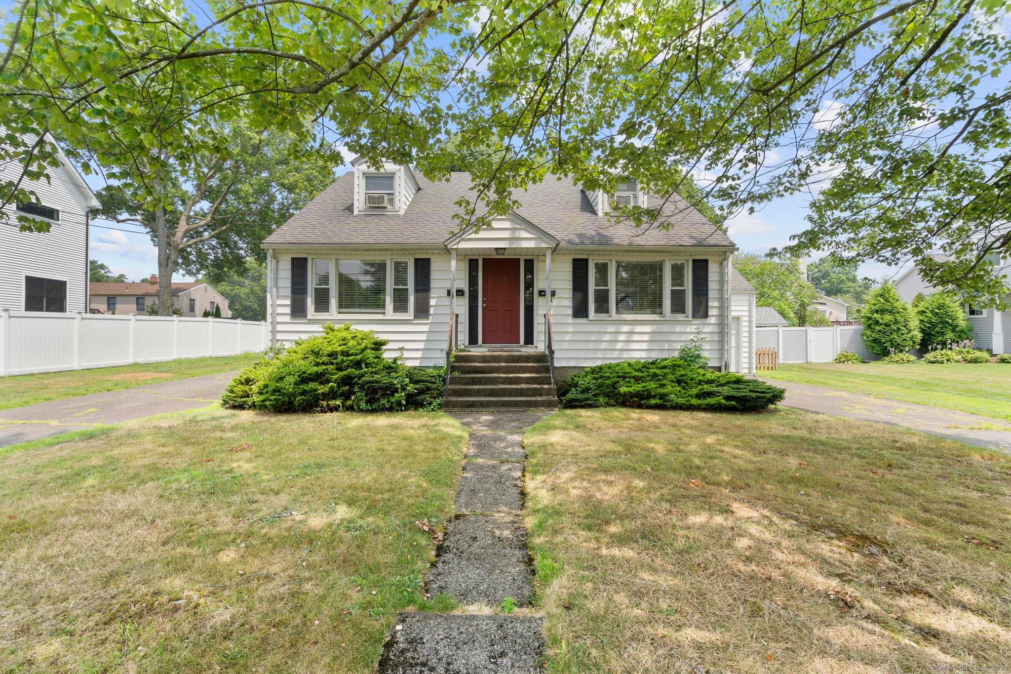 A unique side by side two family home situated on a quiet cul de sac in a sought after neighborhood.