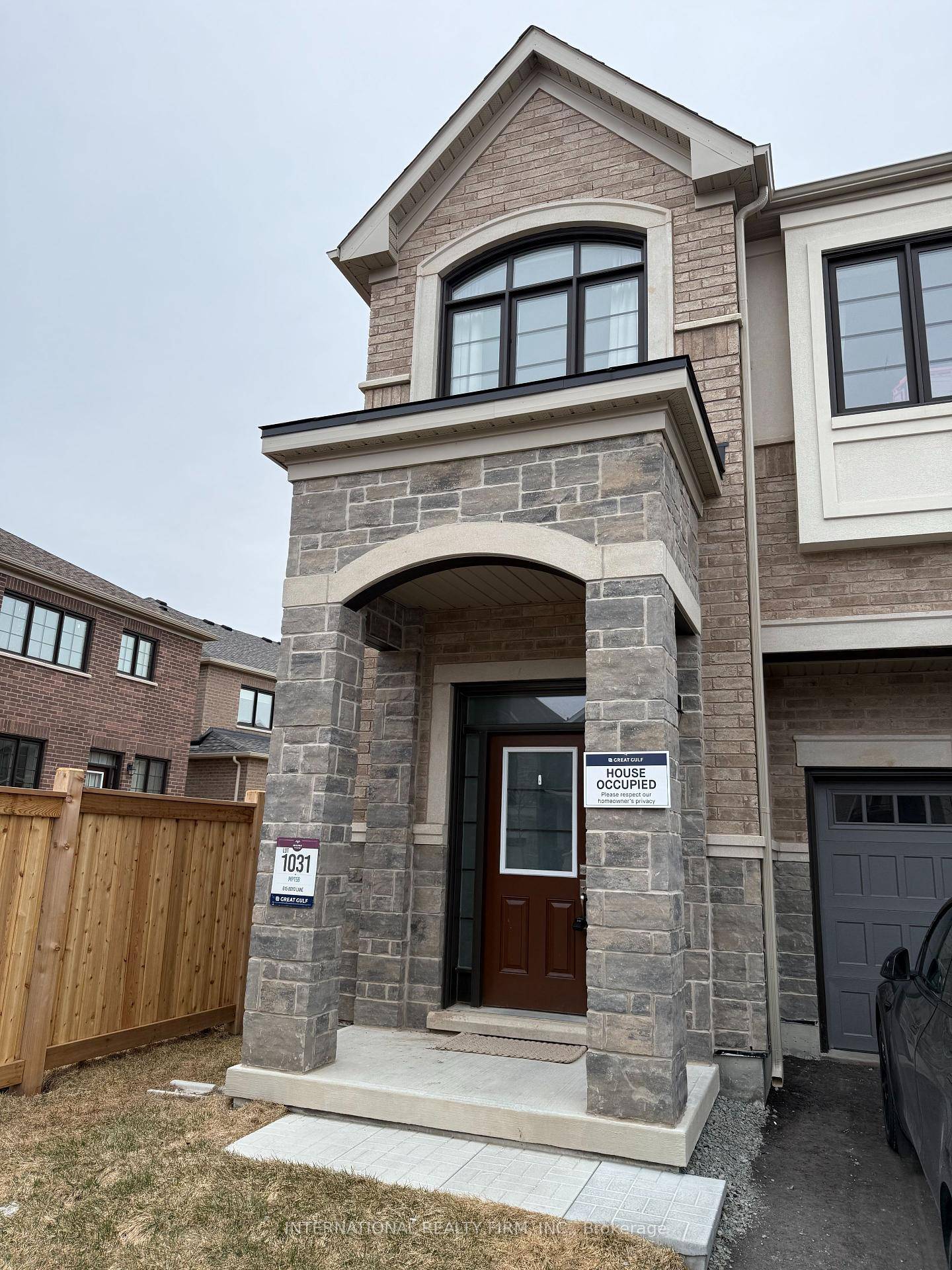 Absolutely stunning one year old end unit townhome.