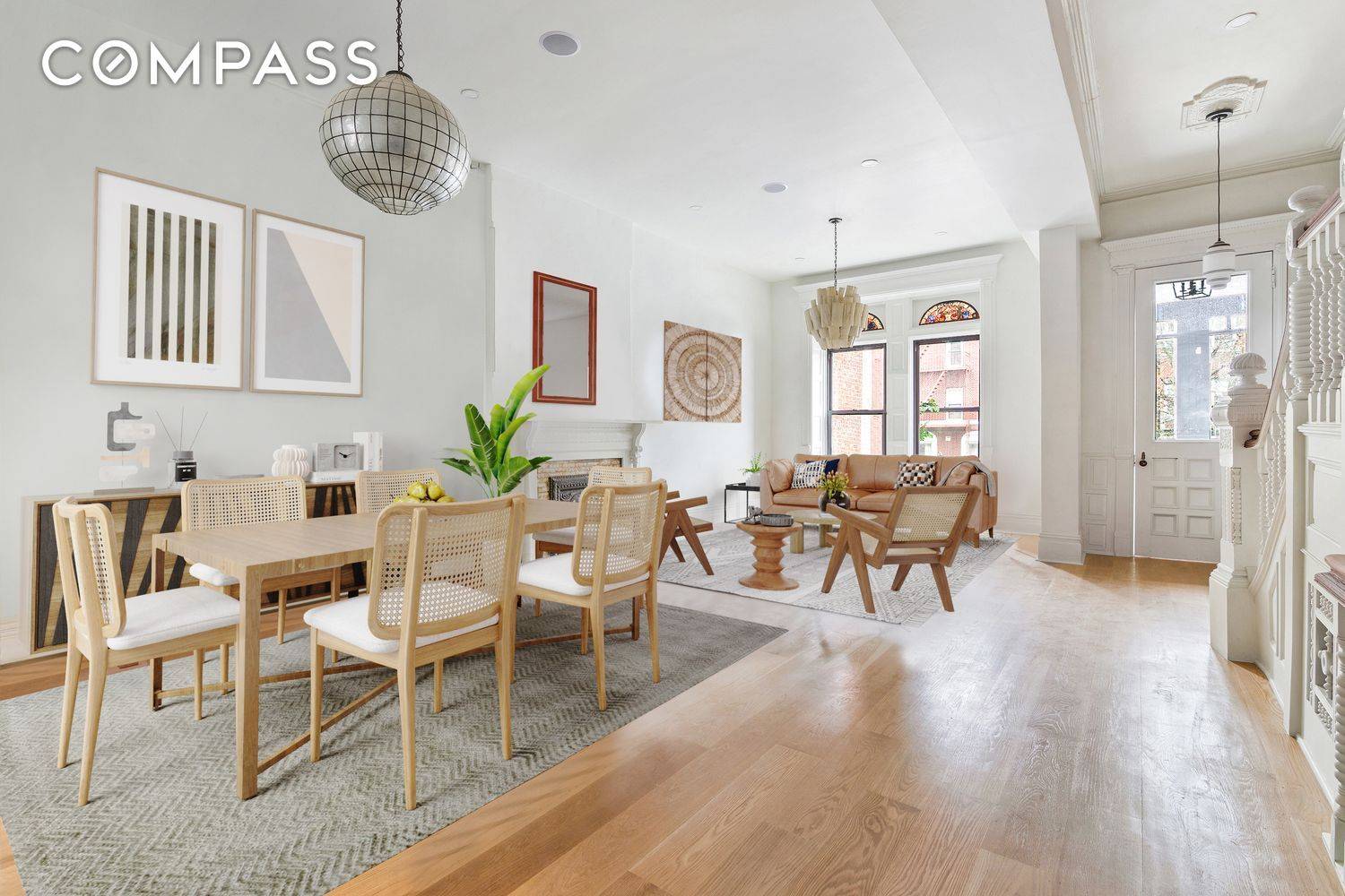 Discover the timeless elegance of 1412 Pacific Street, a masterfully restored Crown Heights North brownstone that seamlessly blends historic charm with modern luxury.
