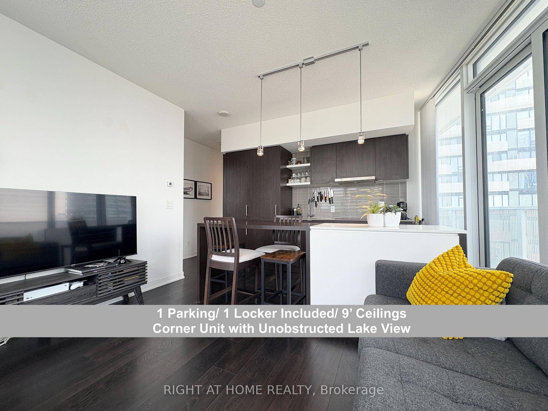 Welcome to Harbour Plaza Luxury Condo MOVE IN READY Corner Unit with Lake views located on the 49th floor.
