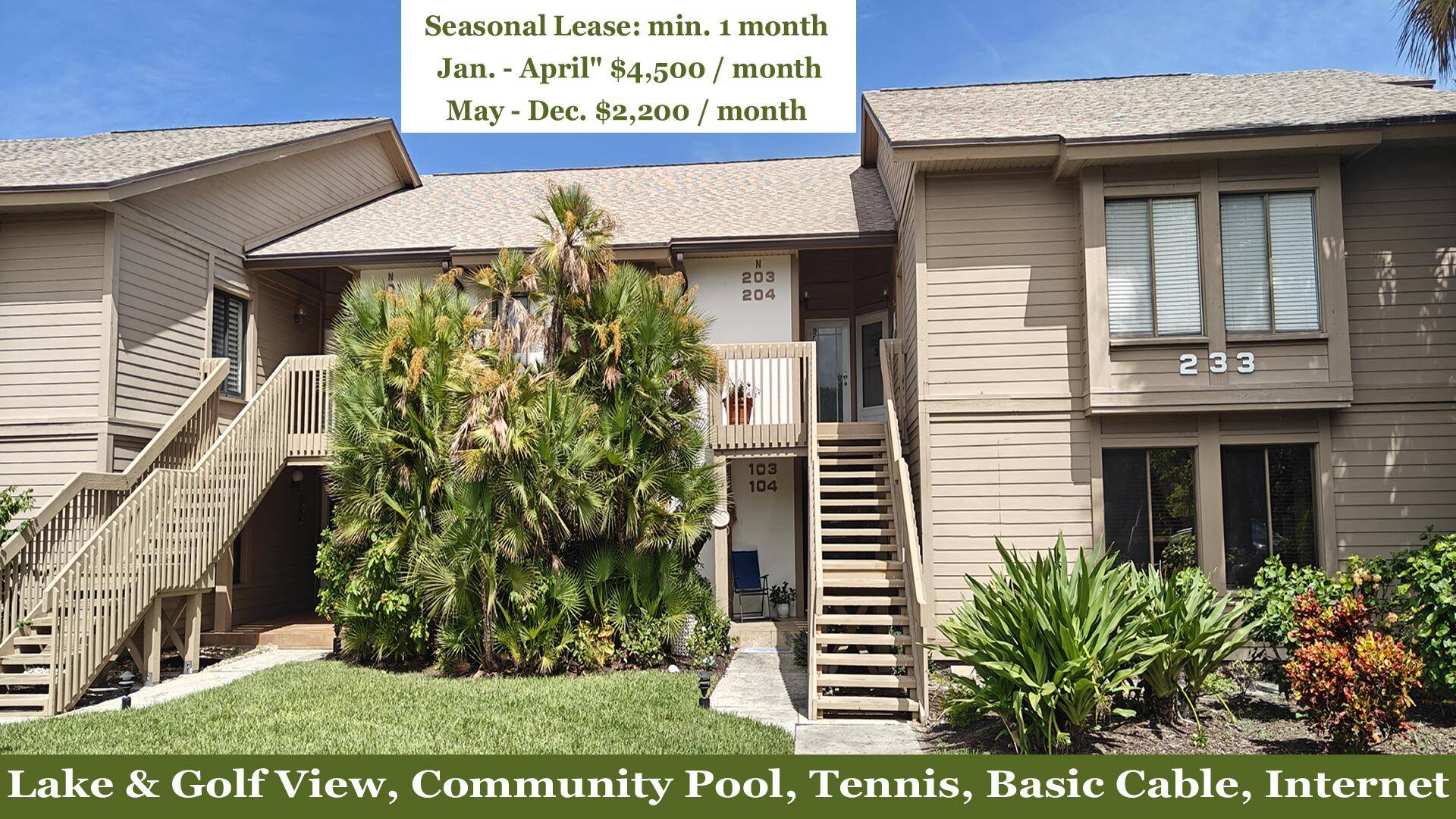 Beautifully short term rental at Indian River Plantation, Riverwood community on Hutchinson Island.