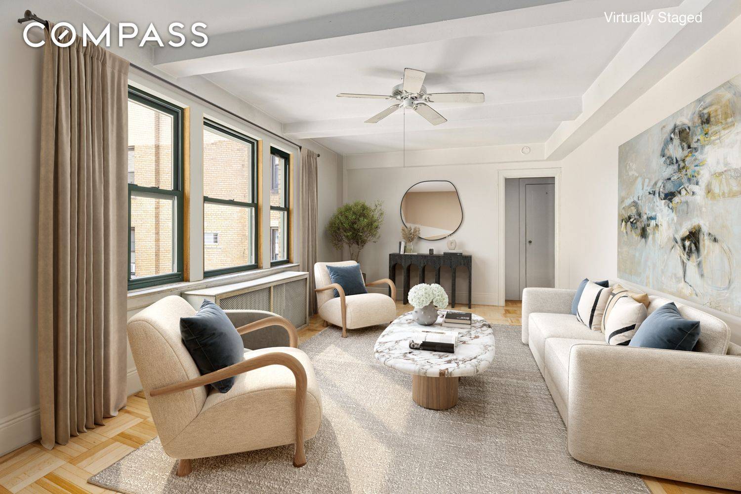Two Bedroom Gem Steps from Central Park Nestled in a prime location just steps from the iconic Central Park, this spacious two bedroom, 1.