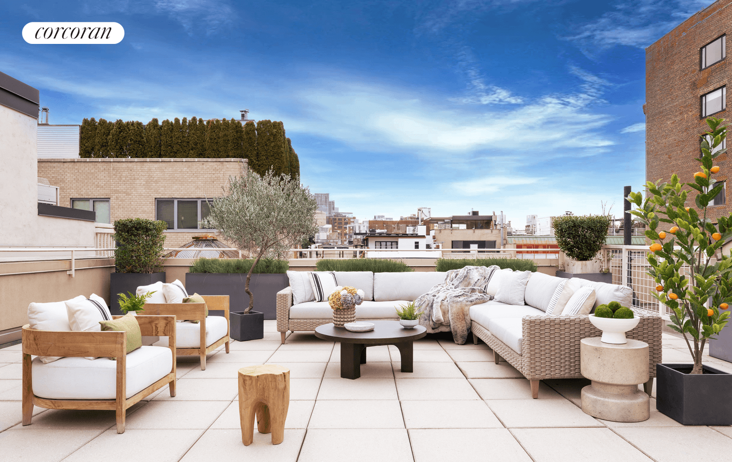 115 Mercer Street Duplex Penthouse Sunlit Elegance in Historic SoHo.