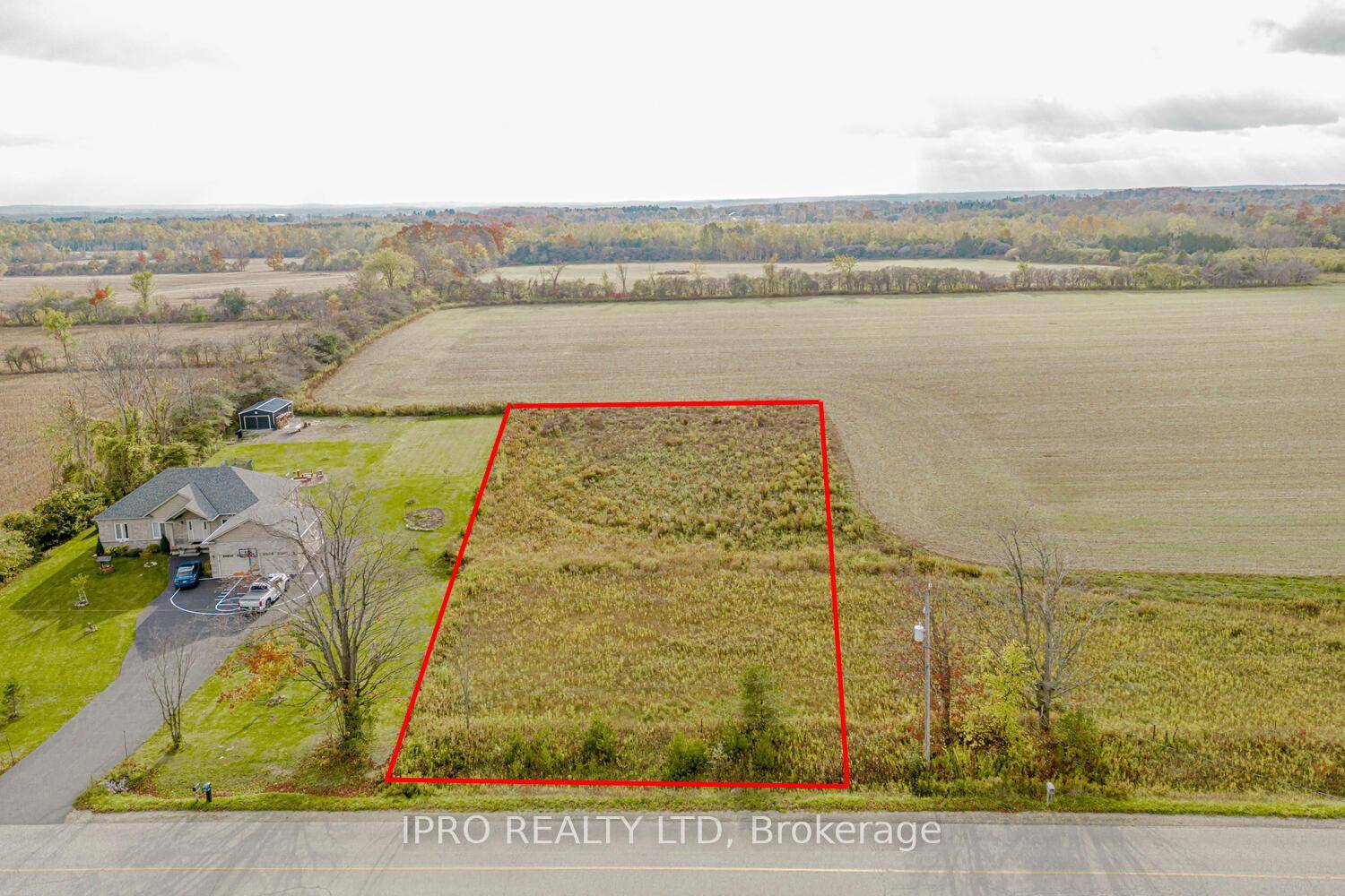 Stunning 1 acre prime flat vacant land for sale in Caledon.