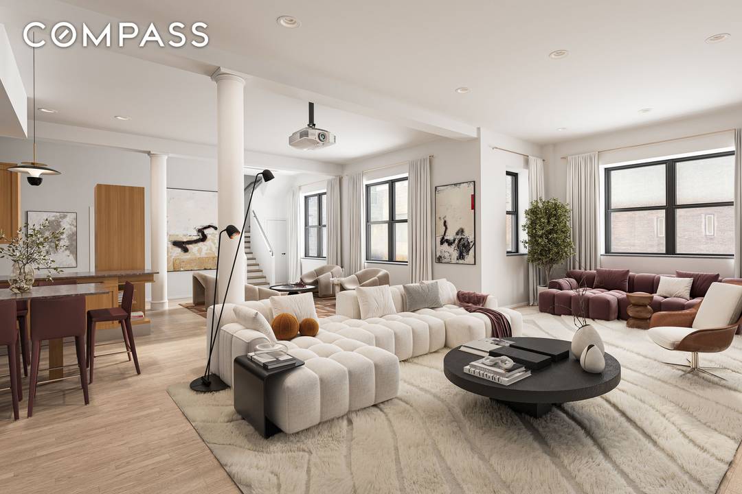 Triple penthouse with private outdoor space !