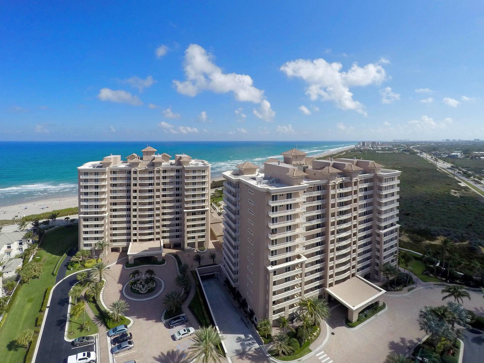 Located in the highly sought after secure concierge building of ocean royale in Juno Beach.