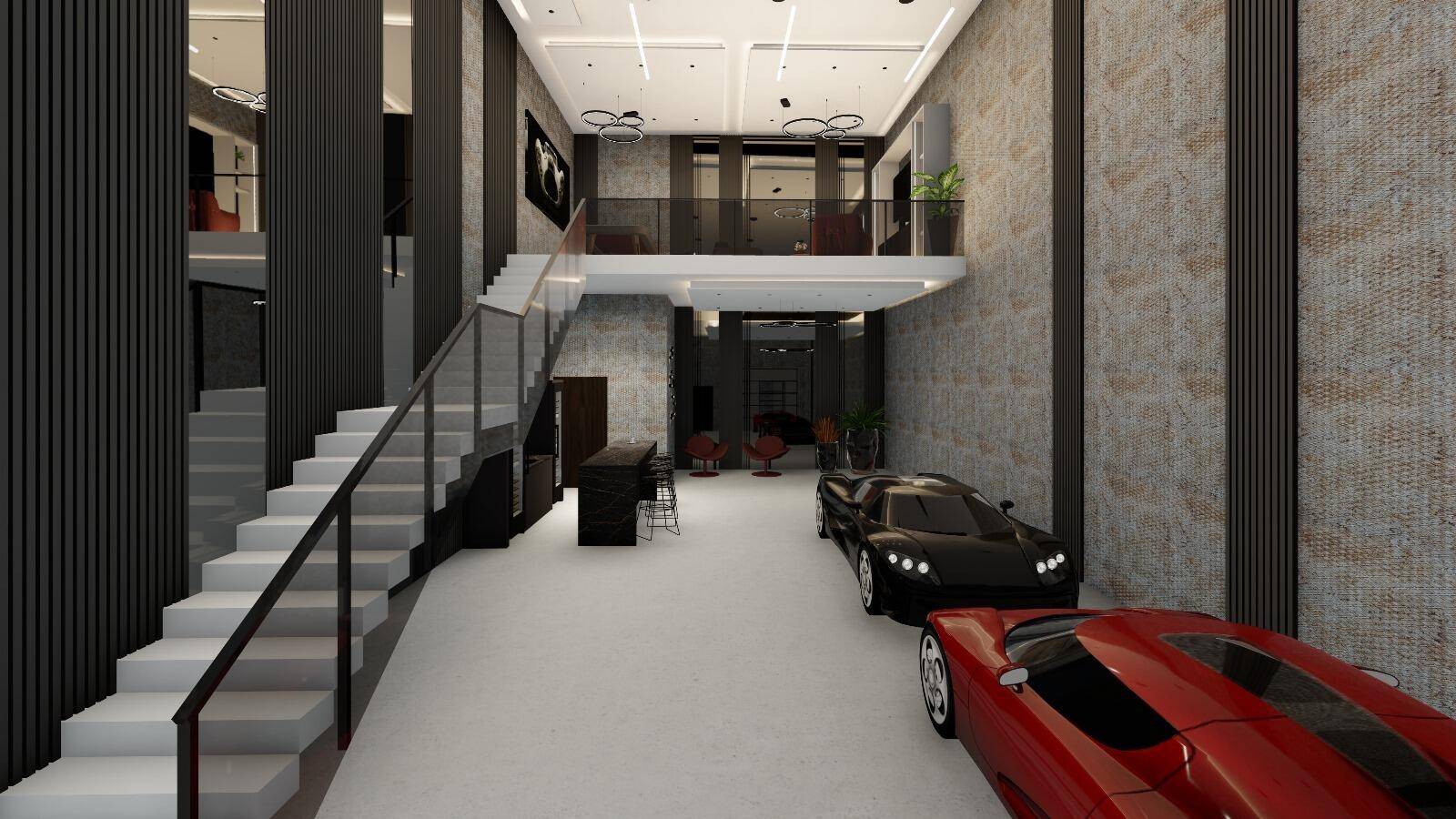 One of a kind Auto Art Gallery built by Bright Homes.
