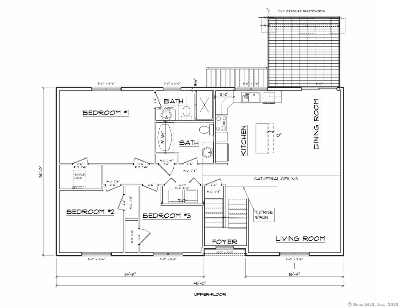2025 to be built raised ranch 1900 sq ft sq with 2 car garage below, central air forced hot air, hardwood floors, granite, one year warranty, open floor plan and ...