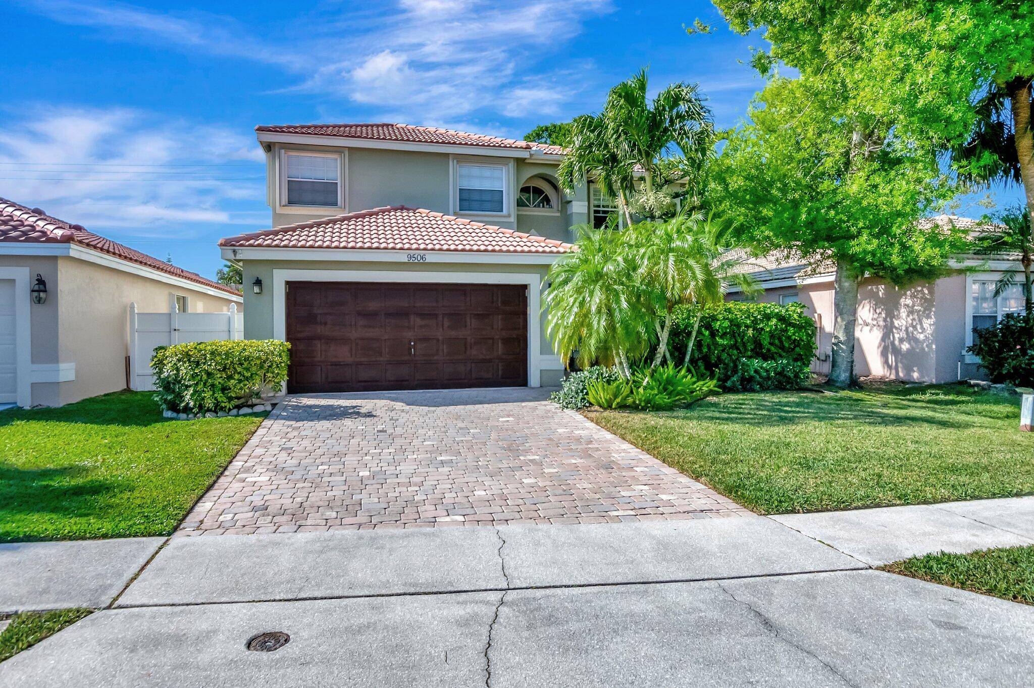 Beautiful 4 bedroom pool home in a gated community with low HOA fees and a brand new roof coming soon !