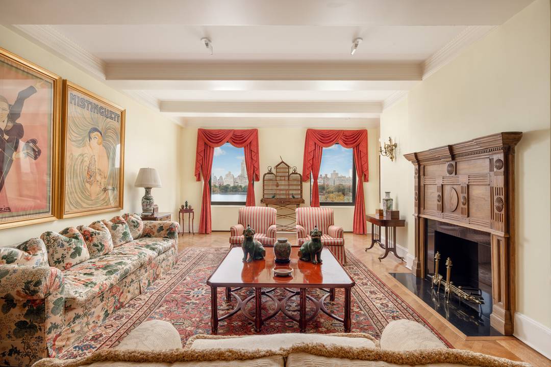 Perched on the 9th floor of 1107 Fifth Avenue, this full floor, ten room architectural masterpiece is a rare offering.