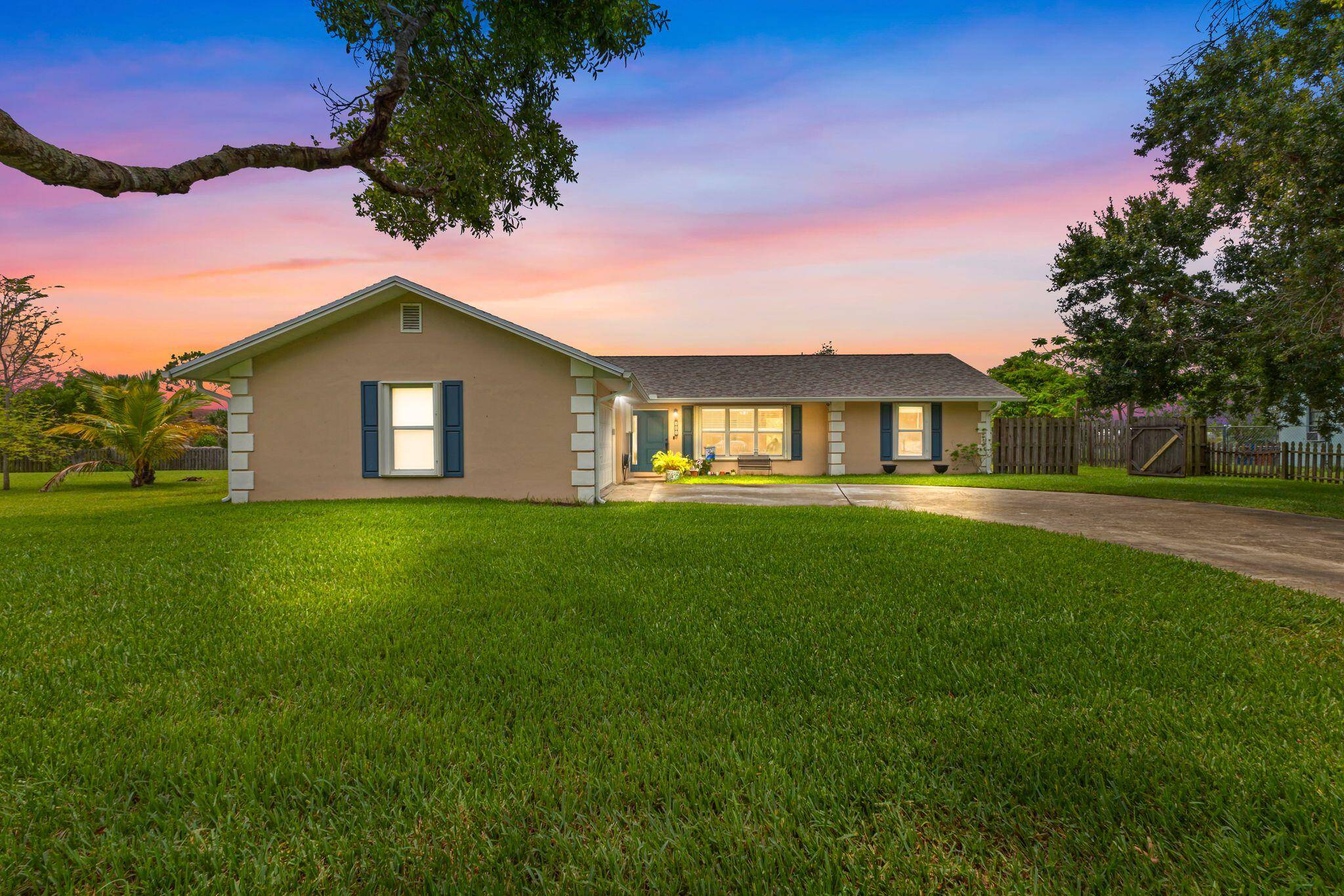 Your Dream Home Awaits ! This recently updated 3 bedroom, 2 bathroom home is situated on a double lot for a total of.