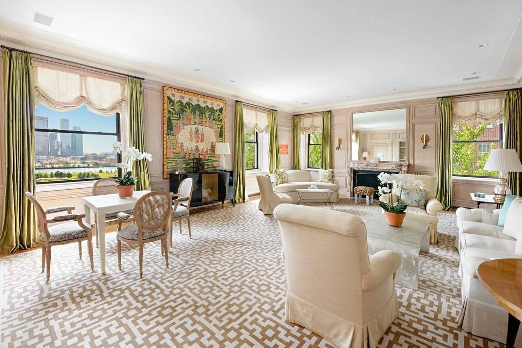 Ideally situated in the prestigious and picturesque One Sutton Place South, this splendid, renovated apartment is defined by its mesmerizing outlooks of the East River and the building s verdant ...