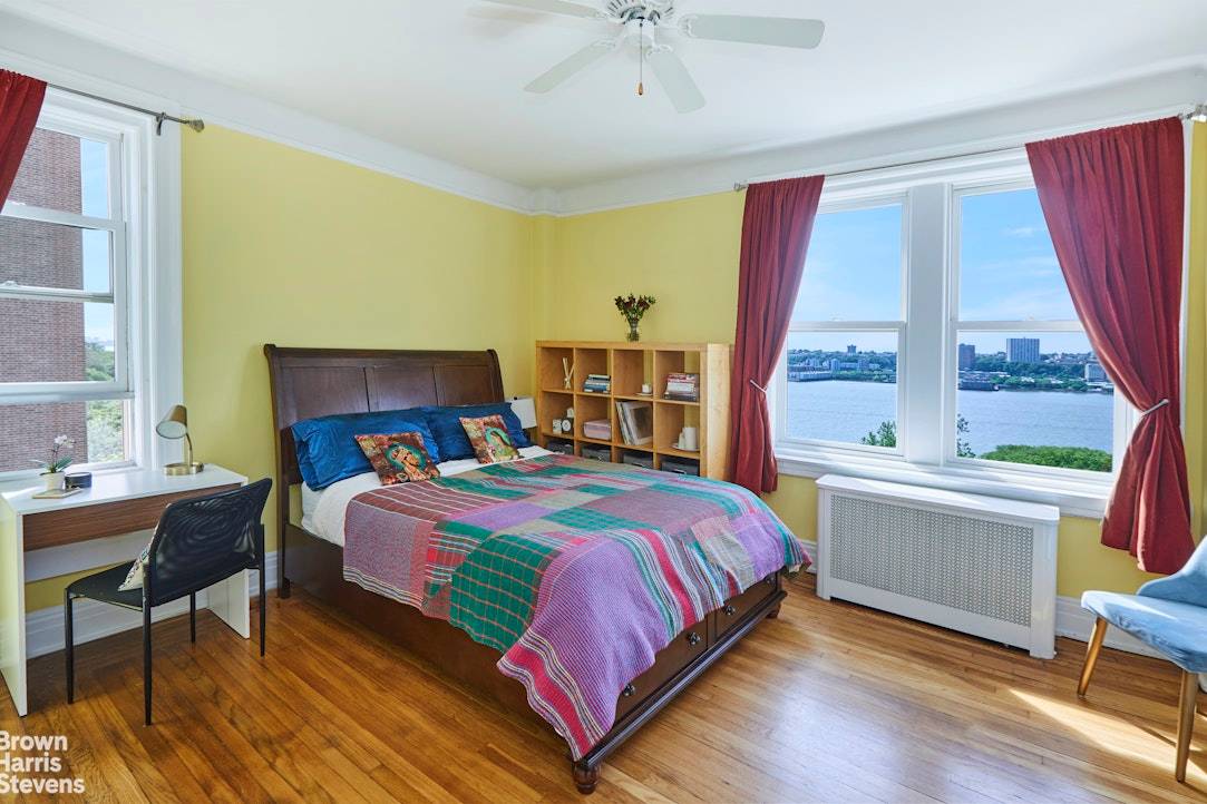 FIRST OPEN HOUSE ! Be the first to see this fabulous corner prewar home with stunning river views from all major rooms.