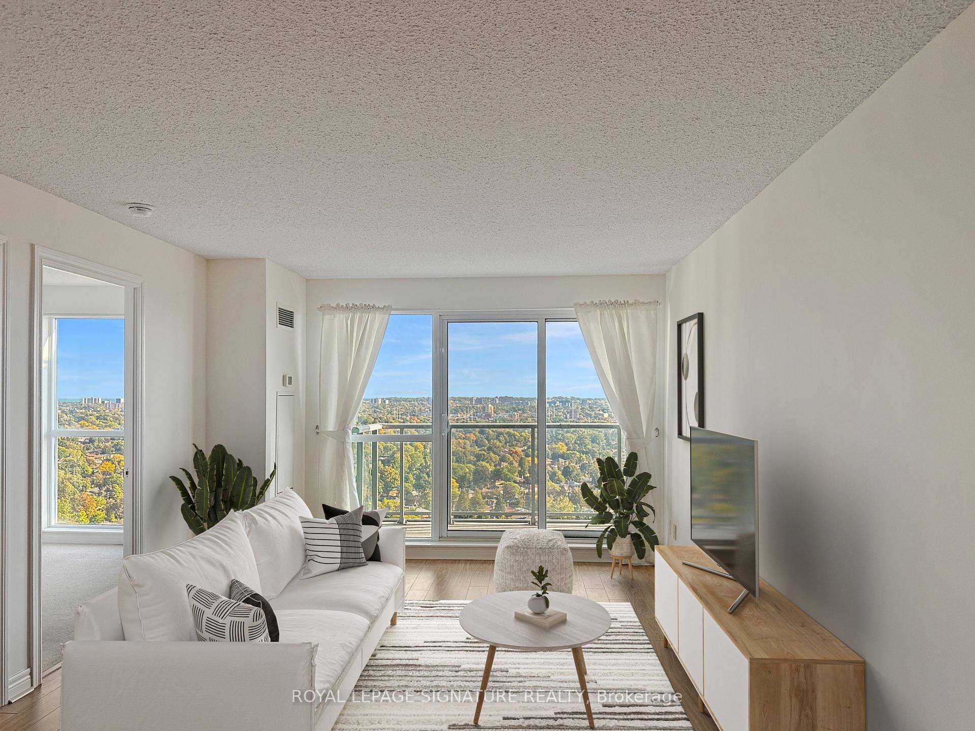 Just Twelve Year Monarch Built Condo Bright and Freshly Painted, With A Stunning Unobstructed Panoramic South View Of Downtown Toronto, Cn Tower, Lake Ontario, Enjoy The Sunset In The Evening, ...