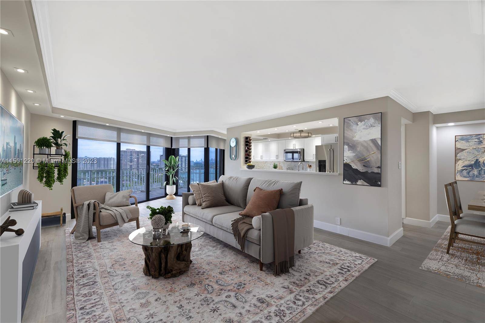 This beautiful turn key unit is located on the 15th floor, completely renovated.