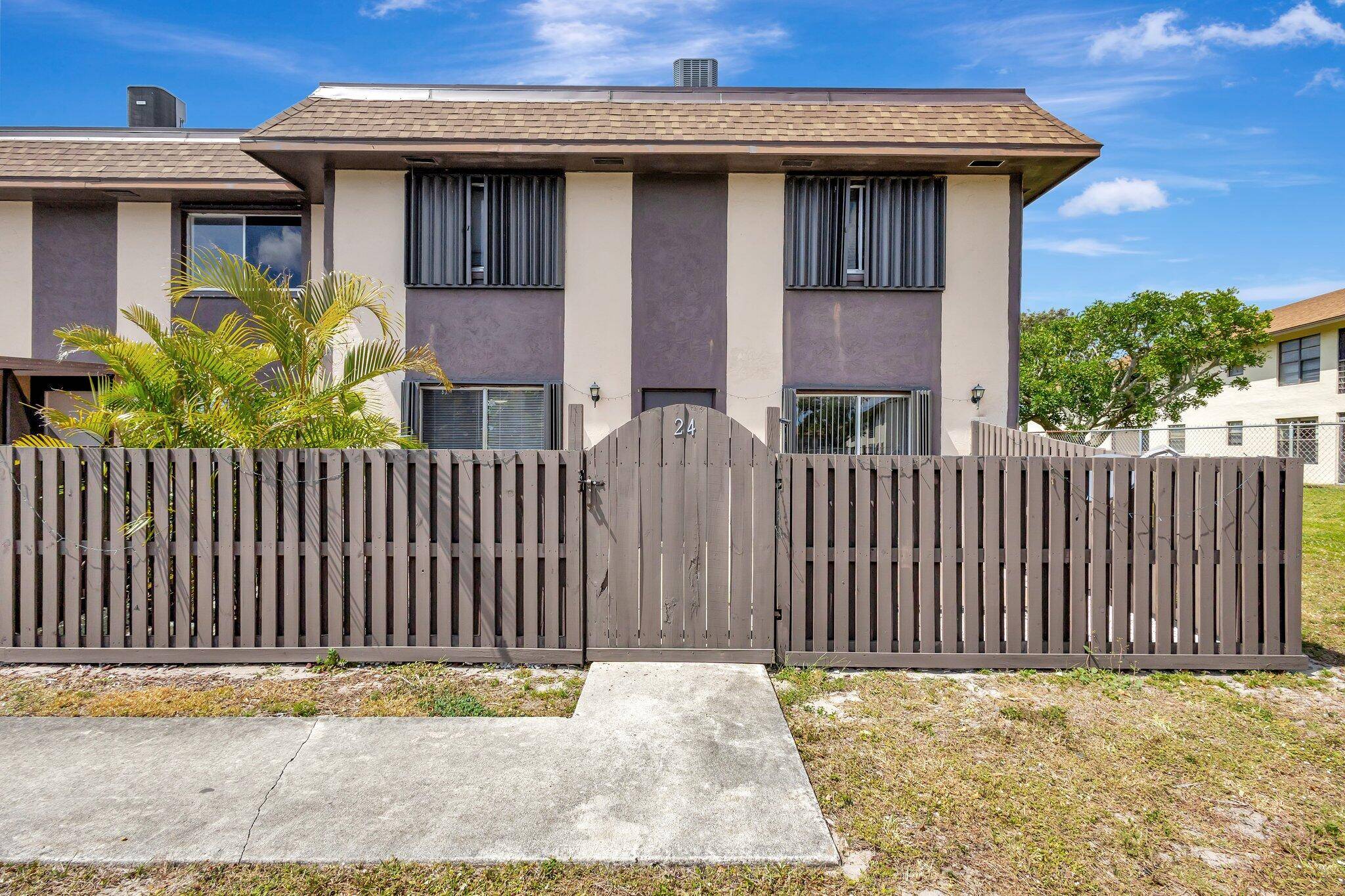 This 2 bed, 1. 5 bath two story condo in West Palm Beach is a must see !