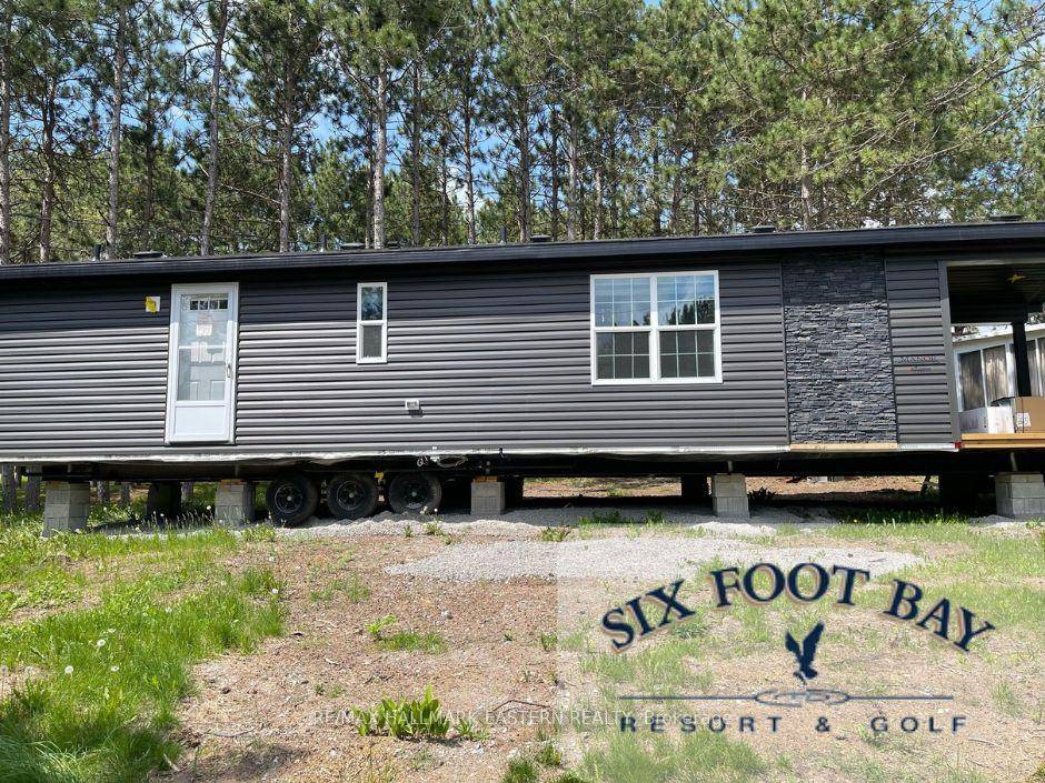 This beautiful 3 bedroom, 2 bath grey amp ; black spacious General Coach Park Model McKellar 50' x 14' is move in ready amp ; equipped with tons of creative ...