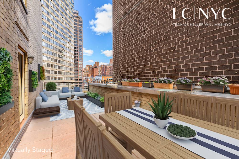 Over 350 Sq. Ft. of Private Terrace with River Views !