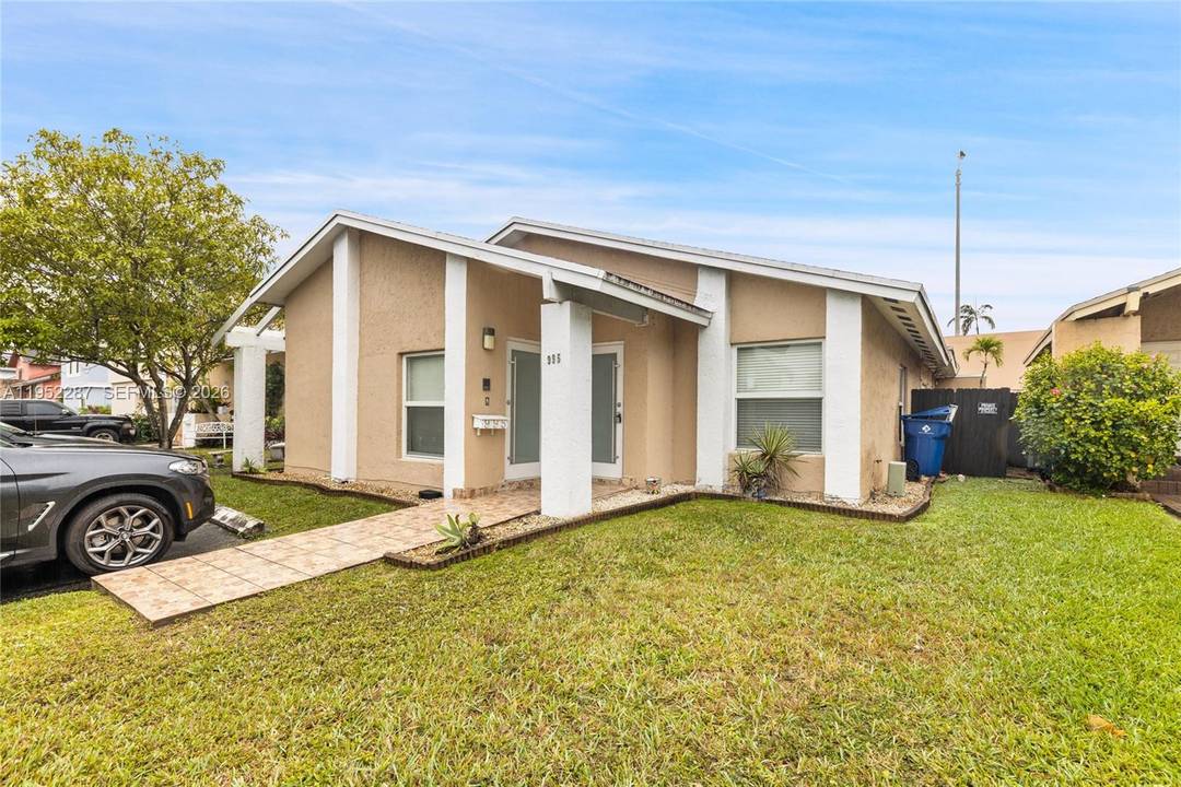 Unique one story single family home in a gated community in the highly desirable Fontainebleau area.