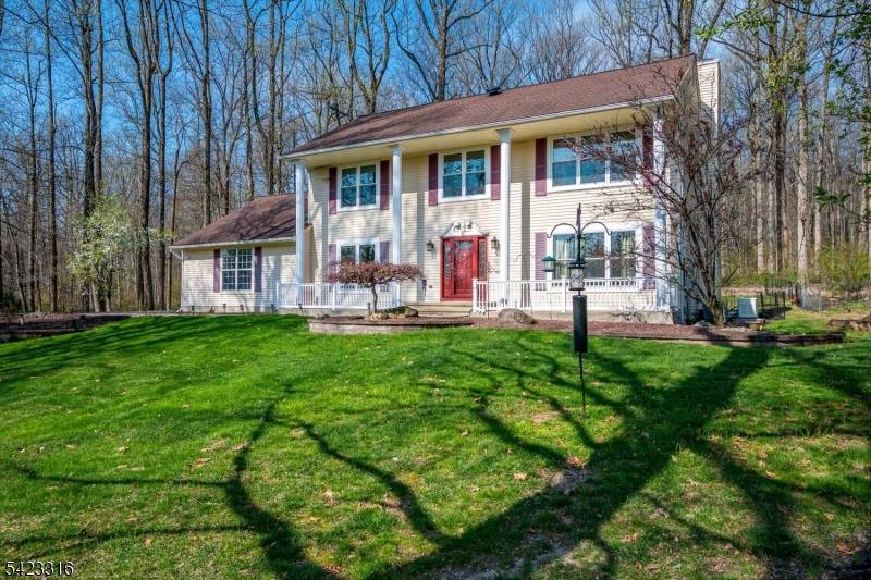 Set back on a gentle hill and backing to wooded open space, this east facing center hall colonial offers great living space, privacy, and a strong overall setting.
