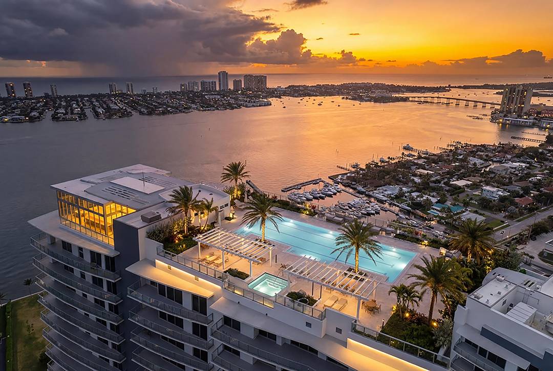 Be the first to enjoy this newly completed waterfront residence at Nautilus 220.