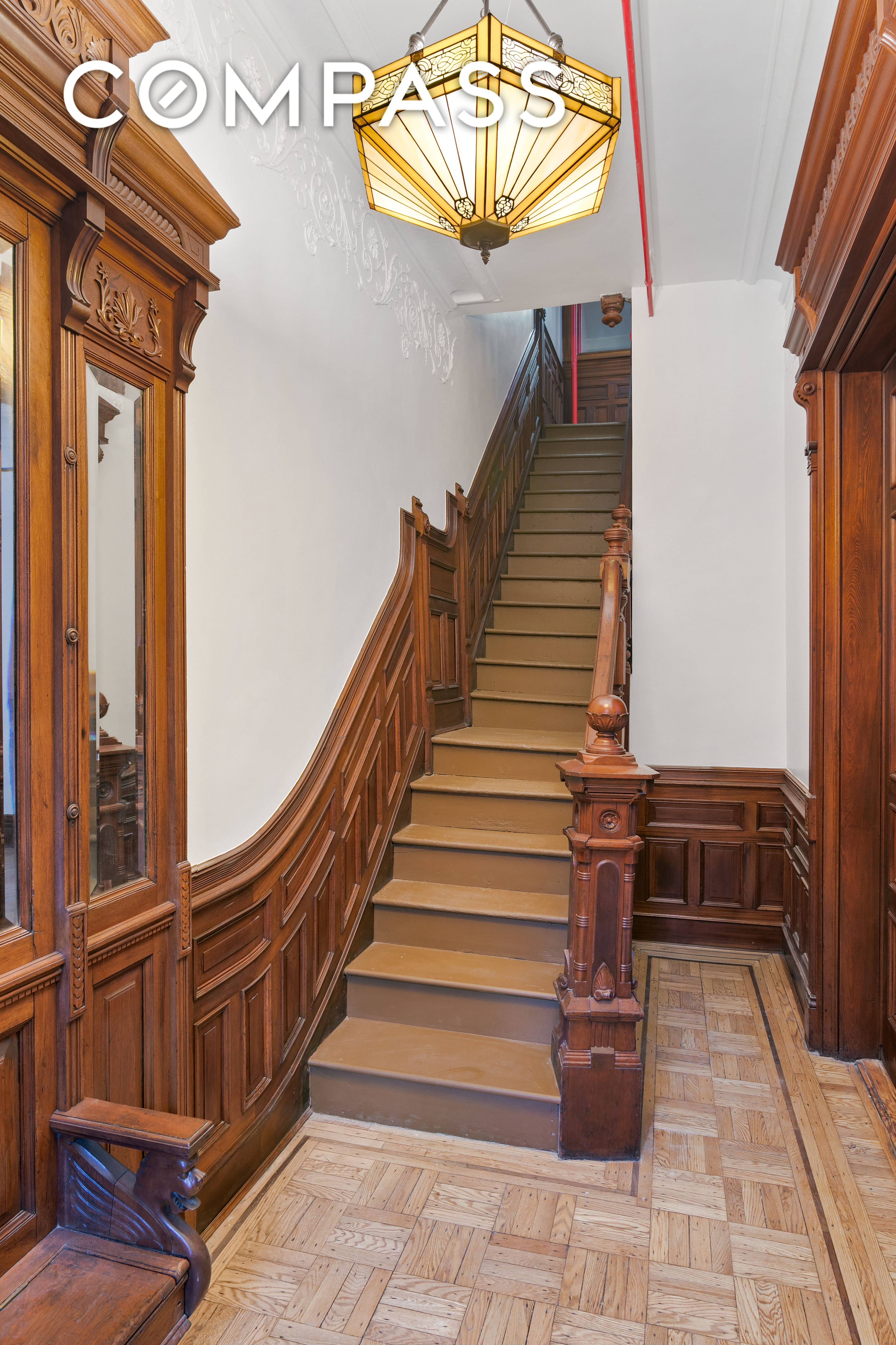 RARELY AVAILABLE, Completely Renovated, 6, 200 Square Foot, 4 Unit Brownstone on a Park Block !