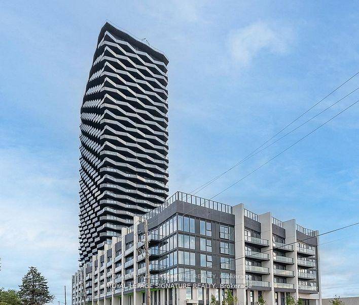 Bright large 1 bed den boasts a spacious balcony.