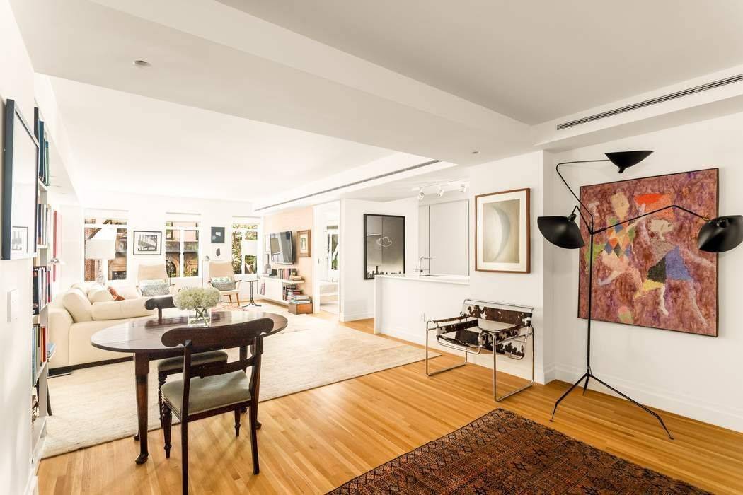 Southern sunlight and refined proportions define this beautifully finished two bedroom, two and a half bath condominium at 737 Park Avenue.