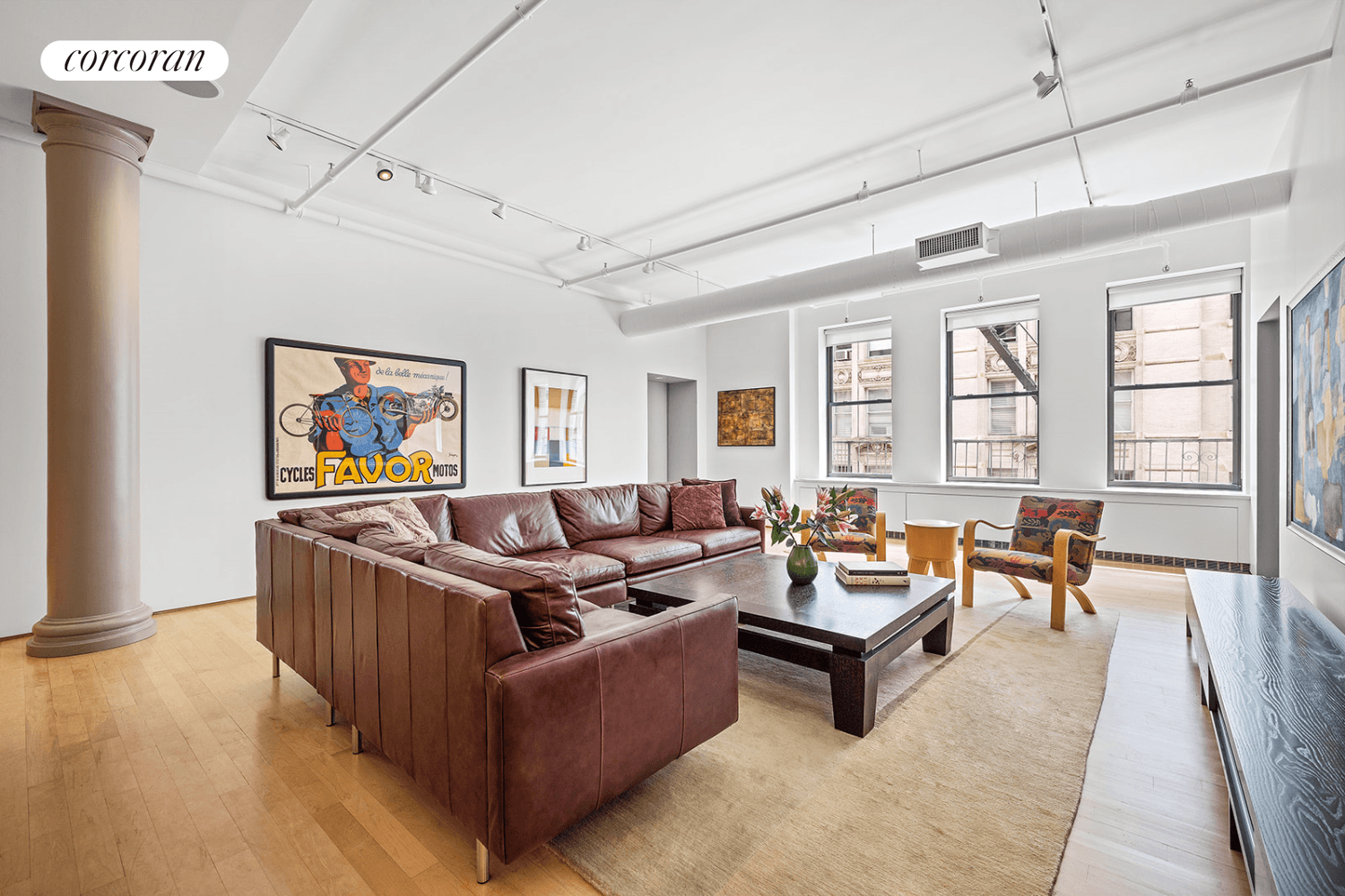 5 WEST 19TH STREET APARTMENT 8S PRIME FLATIRON AREALOFT RENOVATED LIVE WORK CENTRAL A C FLEXIBLE PLANThis is a tremendous opportunity to own an architecturally designed, fully renovated, live work, ...