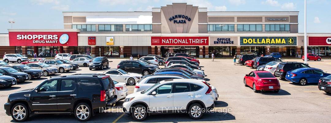 Located in the Ajax Downtown District Is First Capital's Harwood Plaza.
