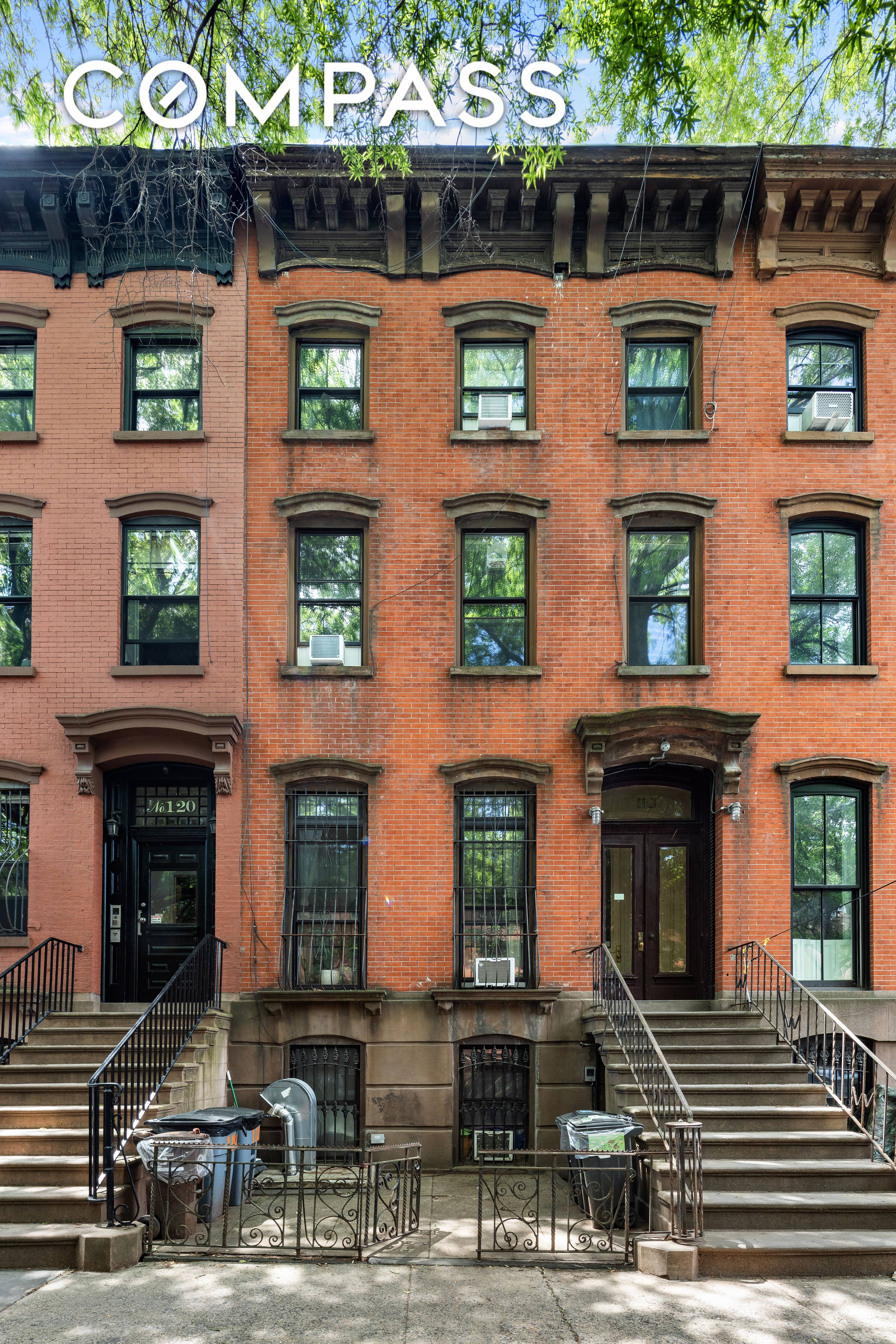 118 St. James Place Six Family Clinton Hill, Brooklyn I Lot Size 20.