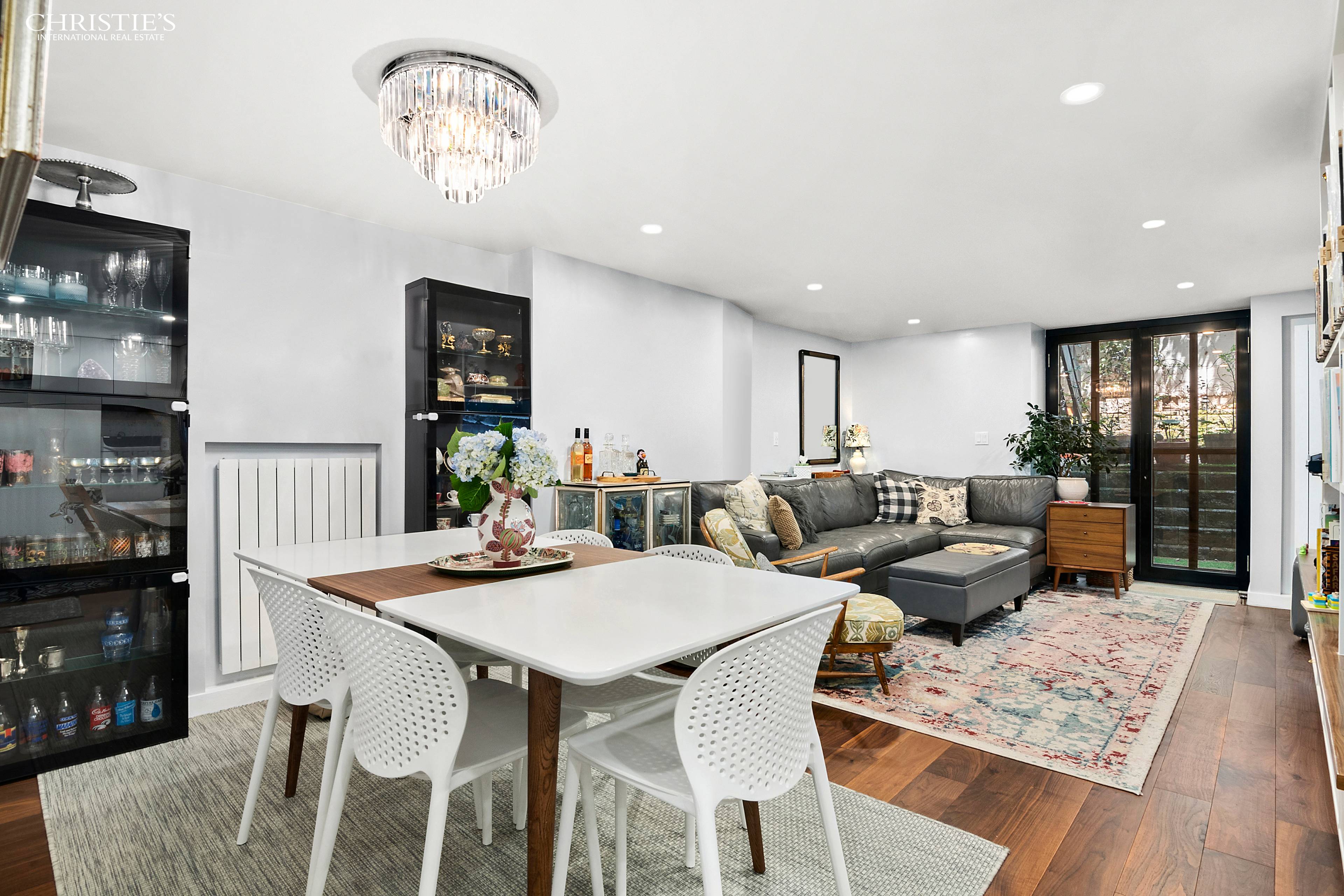 No detail was missed in this gut renovated three bedroom, two bathroom Duplex with its own Garden !