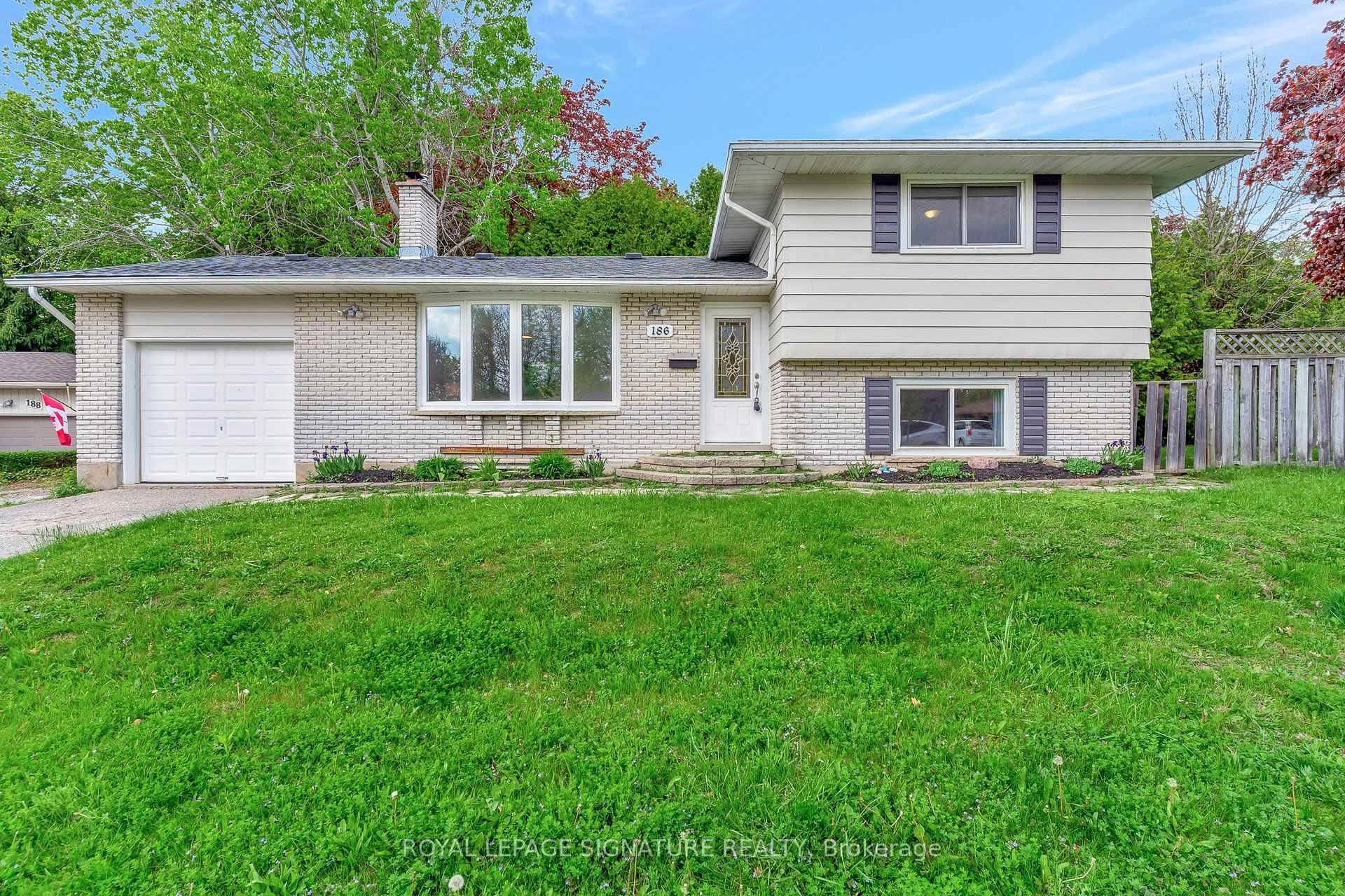 Welcome to 186 Cedarbrae Avenue a beautifully maintained 4 bedroom, 2 bath detached home nestled on a spacious corner lot in one of Waterloos most sought after communities !