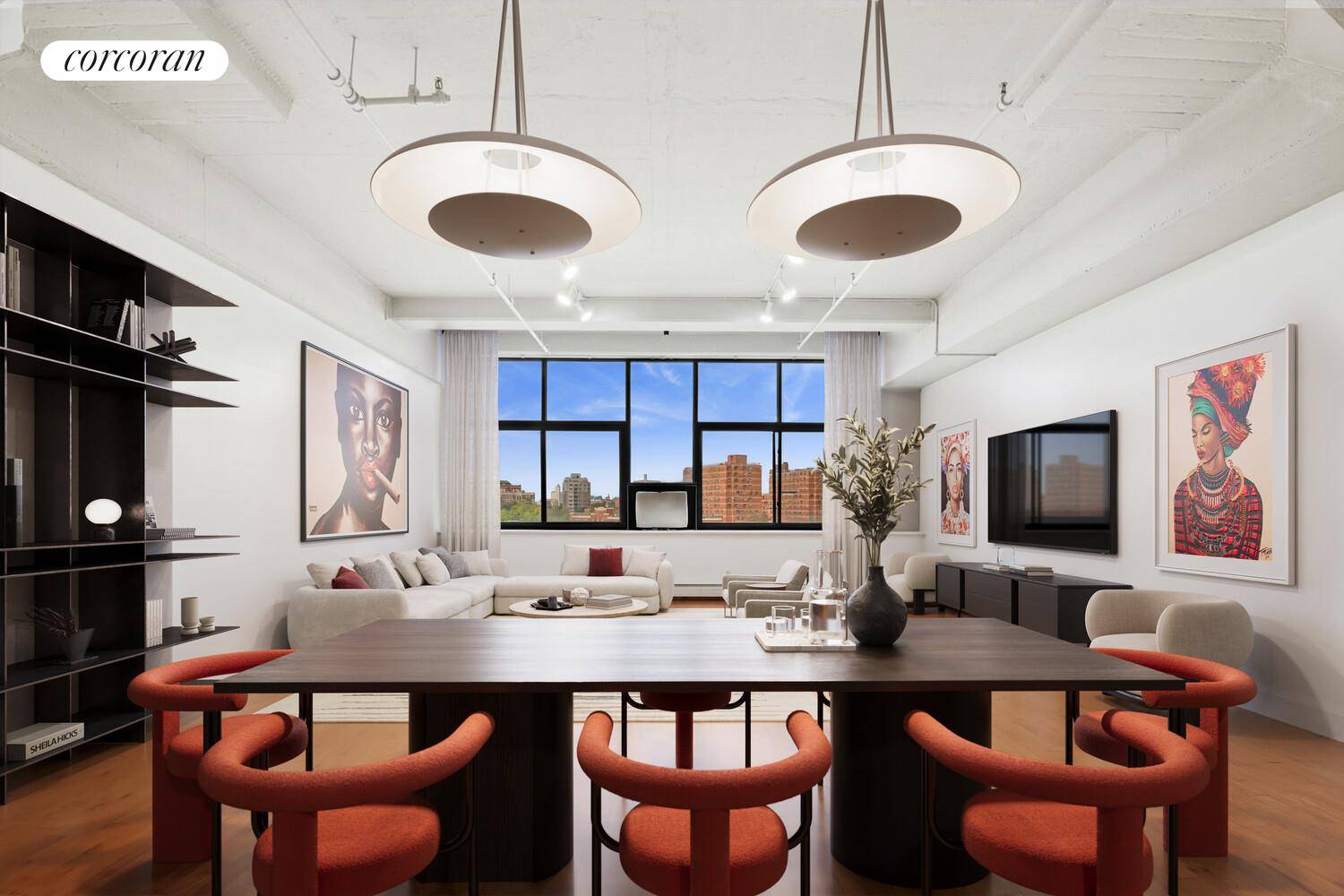 The Brooklyn Original Industrial Edge Meets Modern Comfort at Newswalk Welcome to 535 Dean Street, Unit 617 a sprawling loft in Prospect Heights' iconic Newswalk Condominium, where history, size, and ...