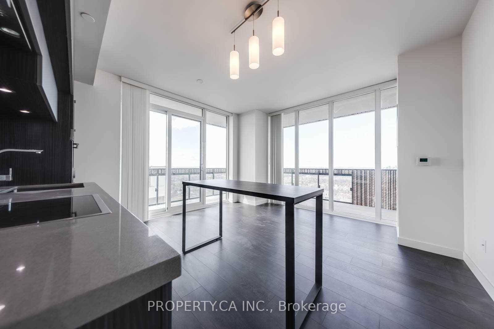 Experience modern living in this stunning 2 bedroom suite at E Condos with a locker, offering breathtaking views from the 37th floor.