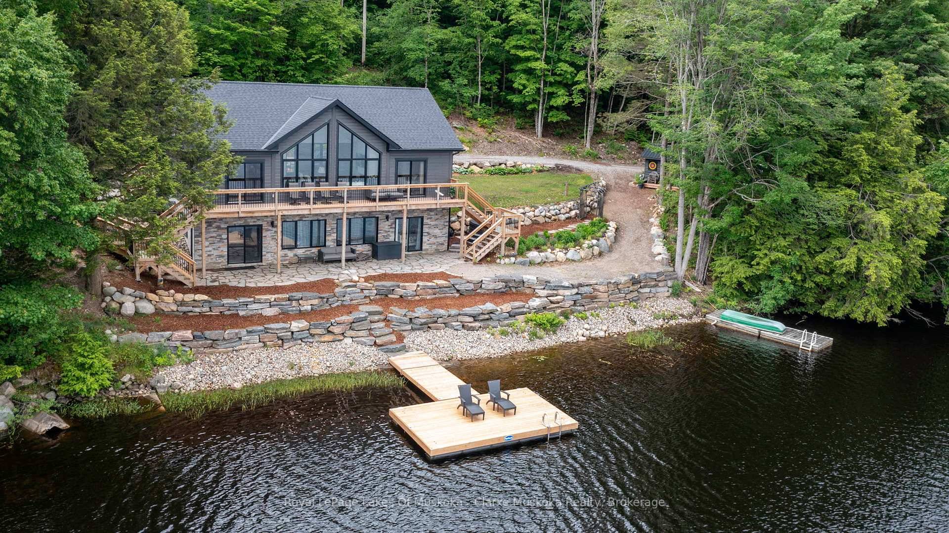Wake up to a beautiful sunrises and delight in loons and herons with the serenity of a quieter more private lake life.