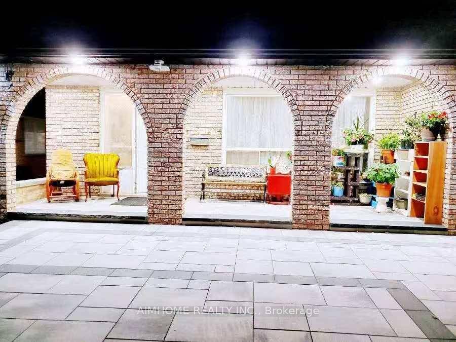 Separate entrance legal permitted basement apartment with big sunny windows for lease !