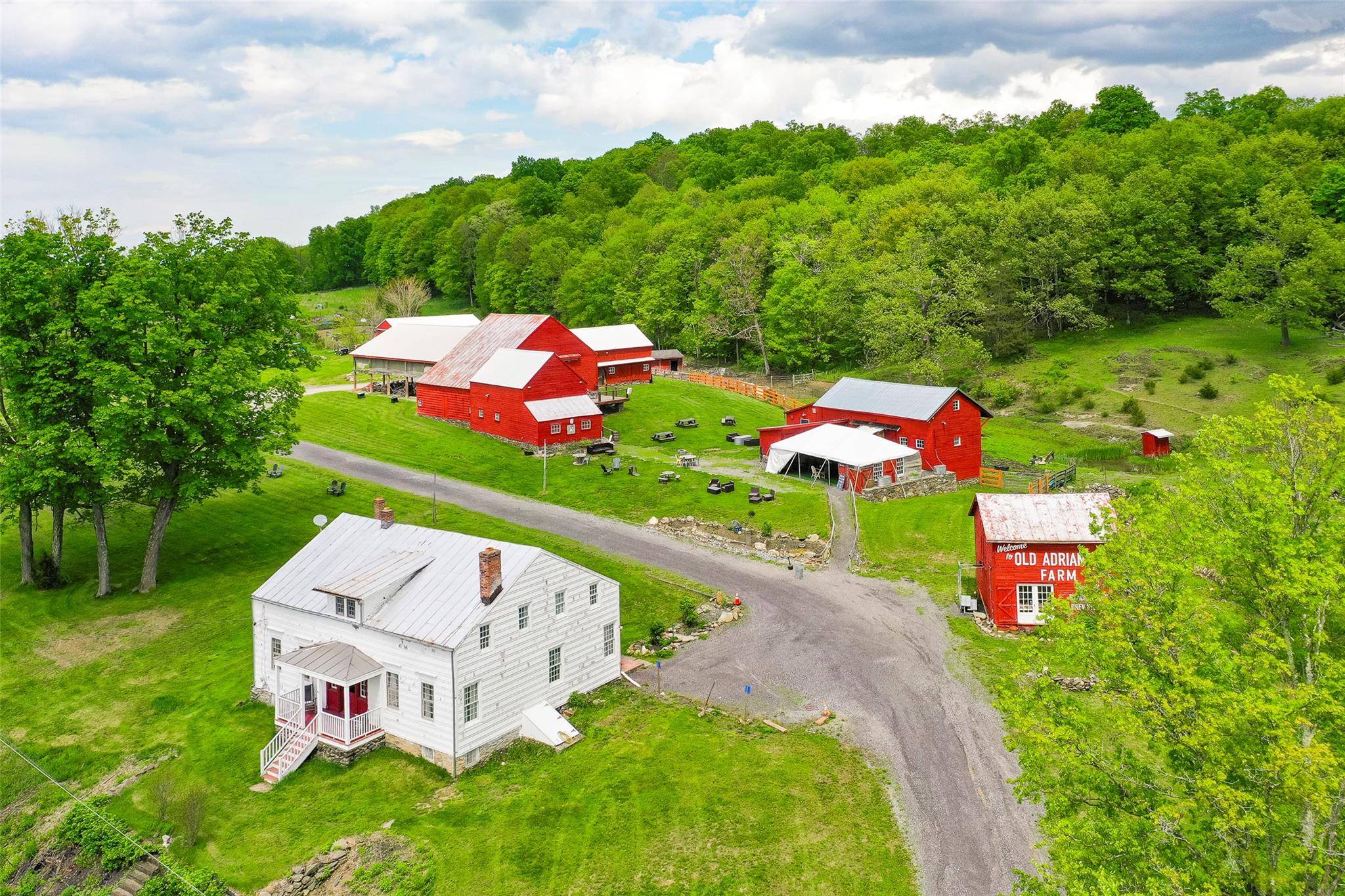 Welcome to 148 N creek, a stunning property boasting 136 acres of preserved farmland.