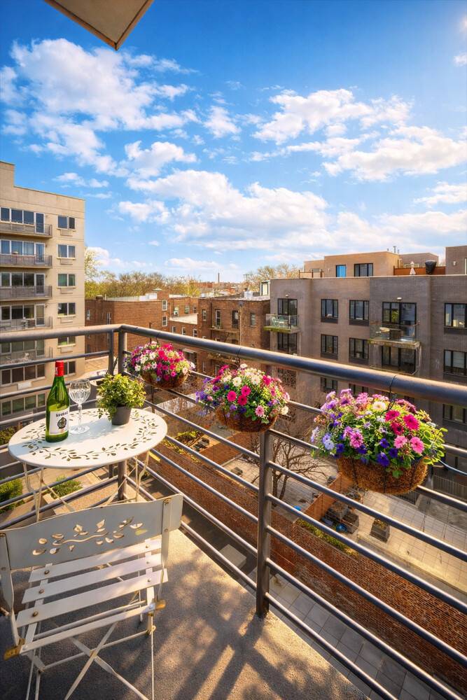 JUST LISTED Renovated South Facing 1 Bedroom with Private Balcony at Olive Park Directly Across from Cooper Park East Williamsburg Meets North Williamsburg 5 Star Amenities Very Low Monthly Taxes ...