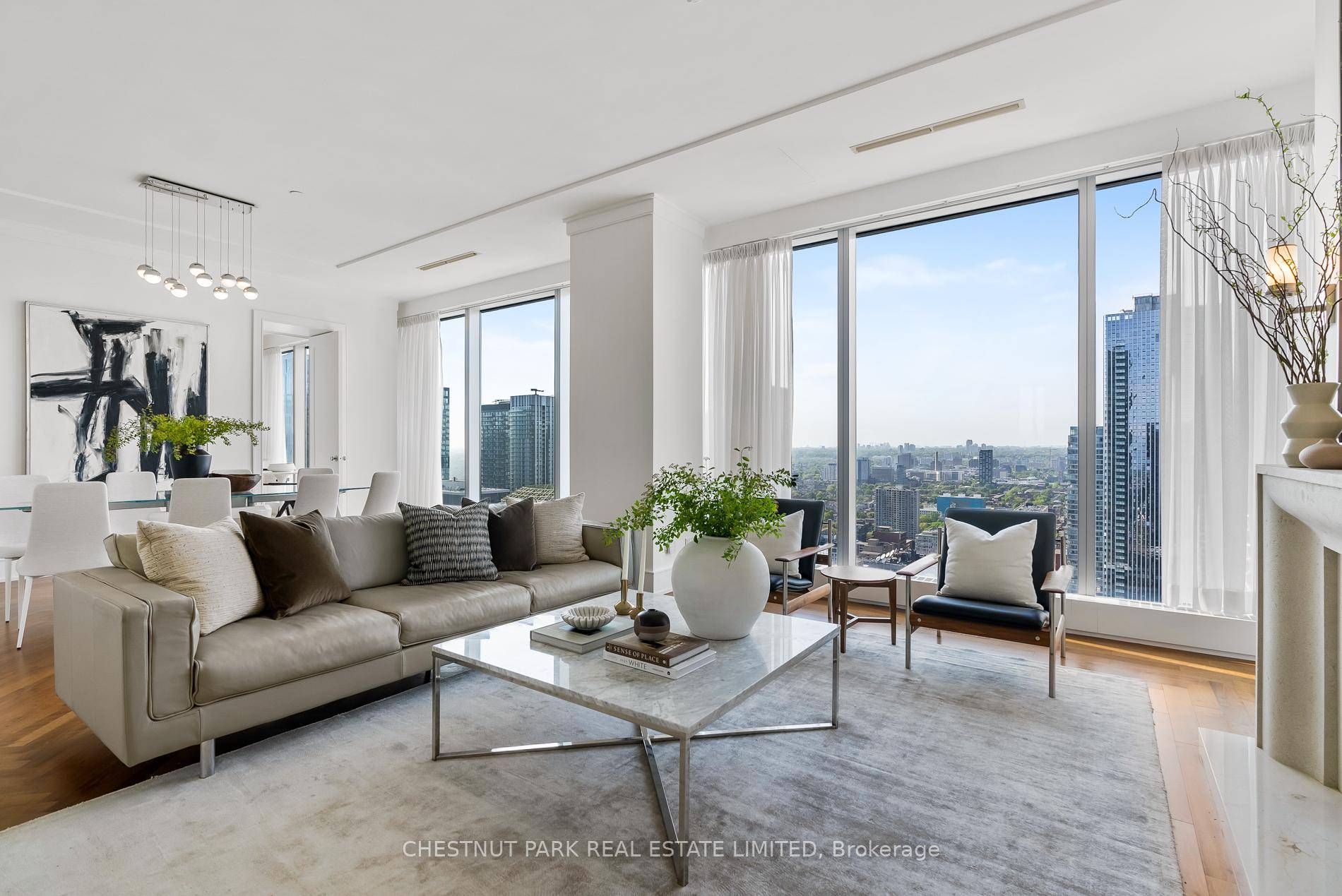 Experience the pinnacle of luxury and service at The Residences of The Ritz Carlton Toronto, an exquisite suite spanning over 1, 500 square feet of refined living space.