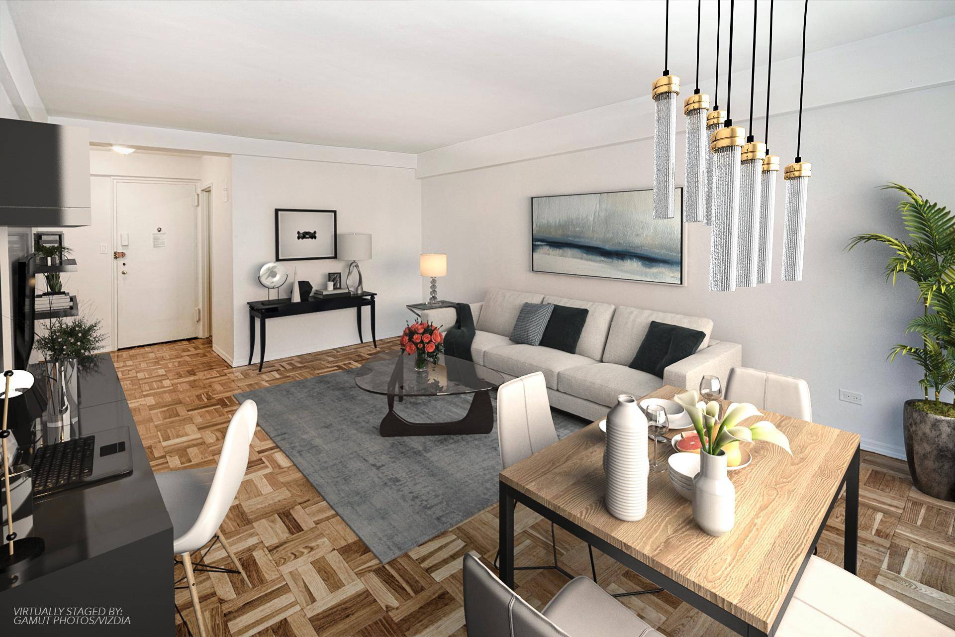 Spacious 1BR for rent in 24 hour doorman building !