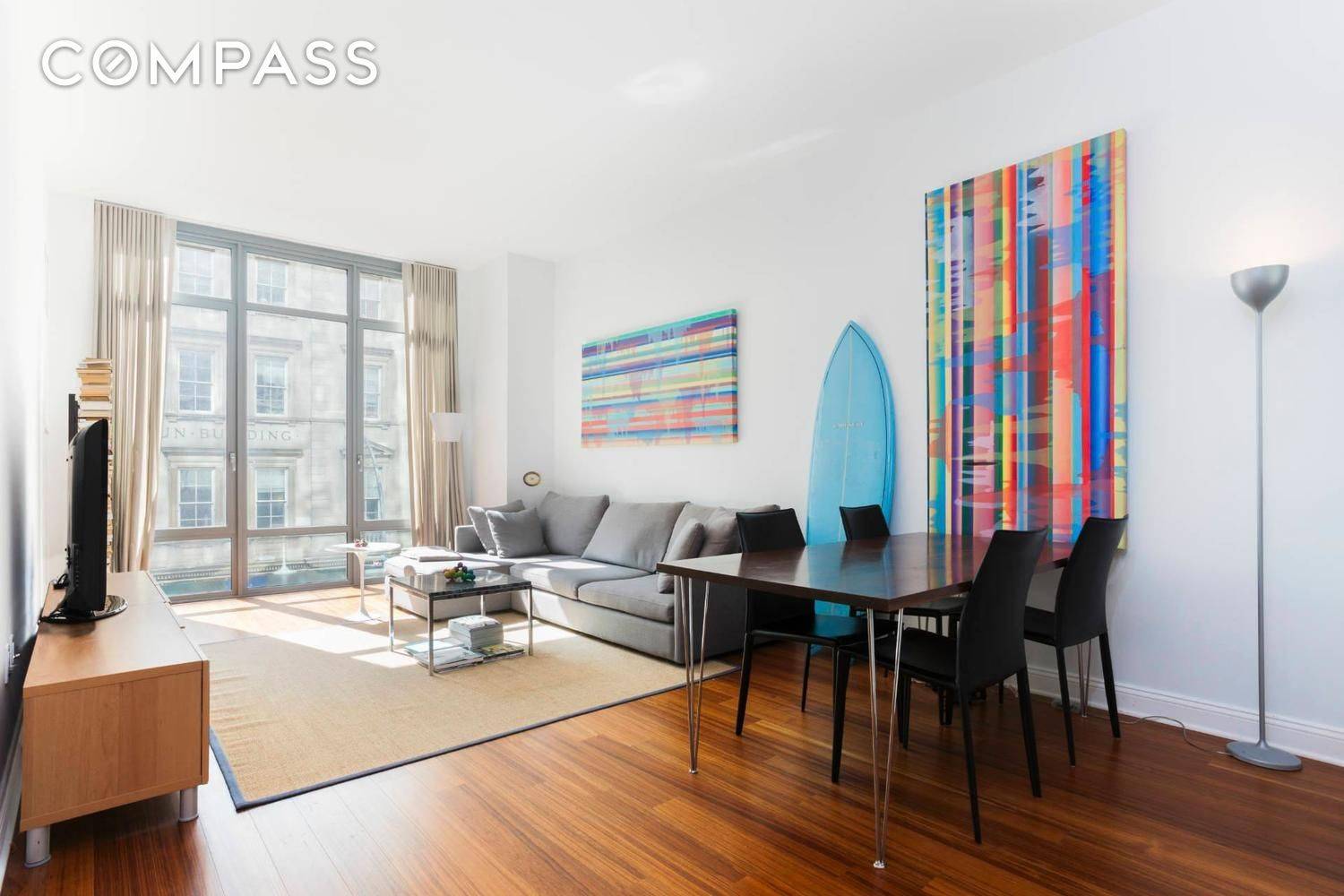 This beautiful and spacious one bedroom, one bath apartment in excellent condition at 57 Reade Street.