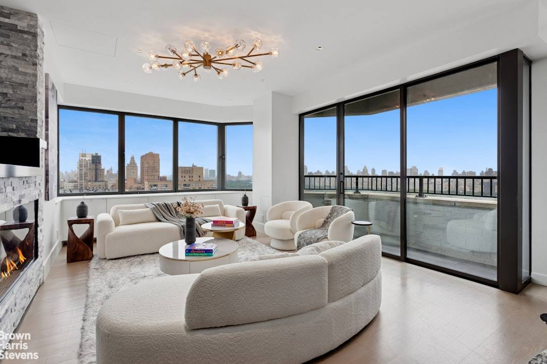 Welcome to this gut renovated, sky residence that redefines Upper West Side luxury perched atop The Europa.