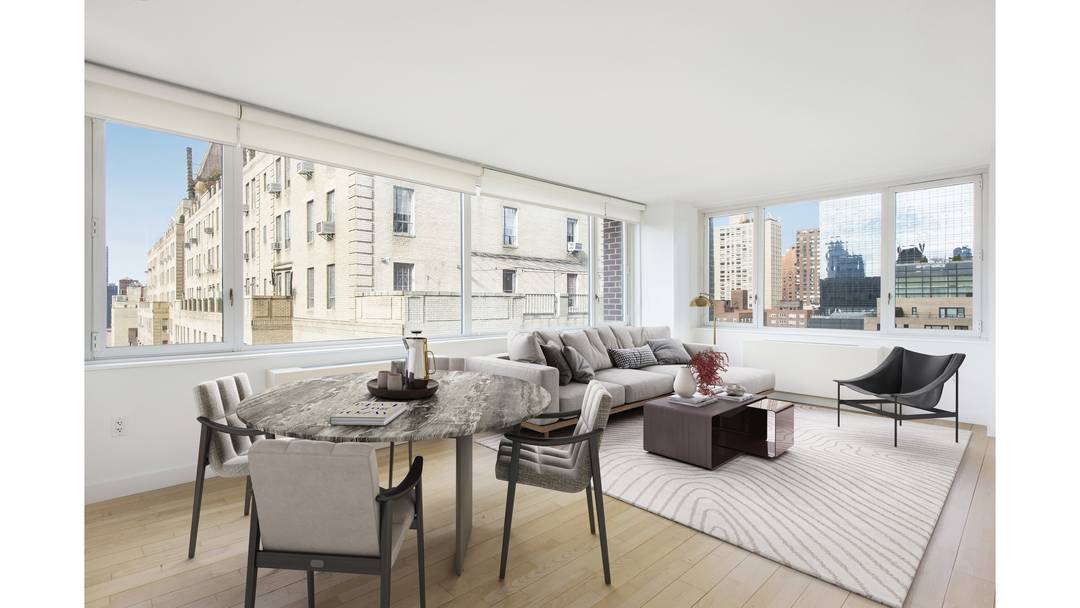 Experience the pinnacle of Manhattan living in this oversized, triple mint one bedroom residence at the prestigious Sheffield.