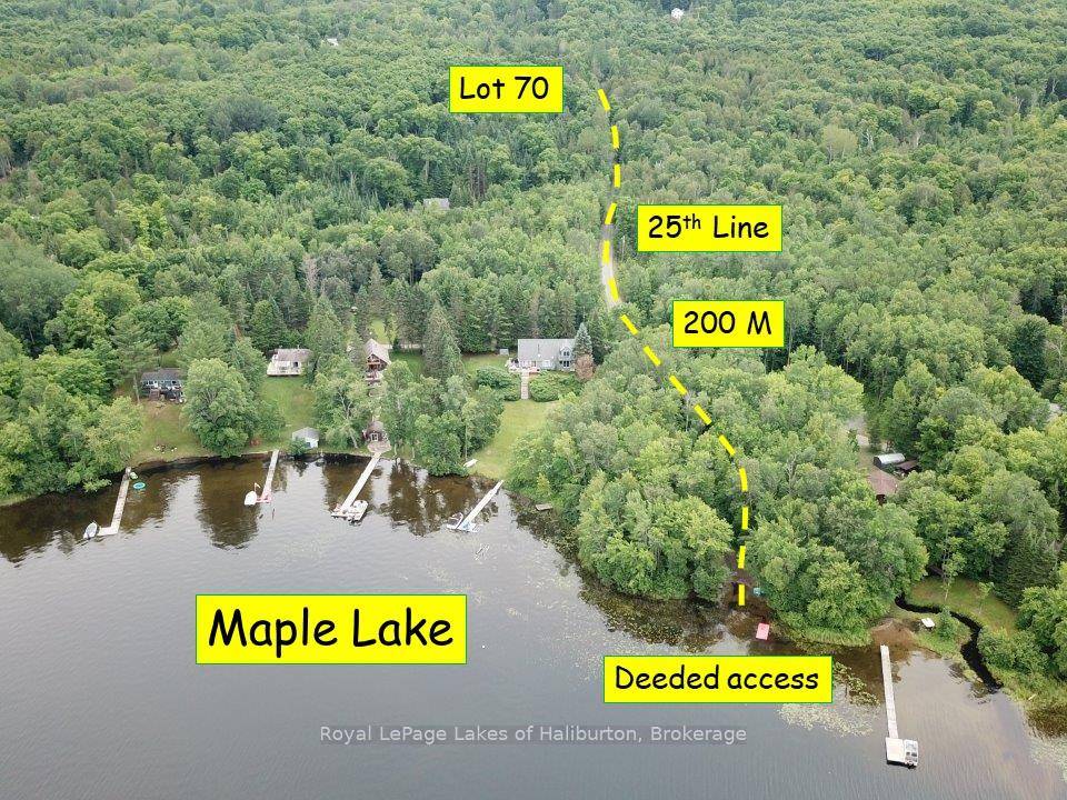 DEEDED ACCESS TO MAPLE LAKE.