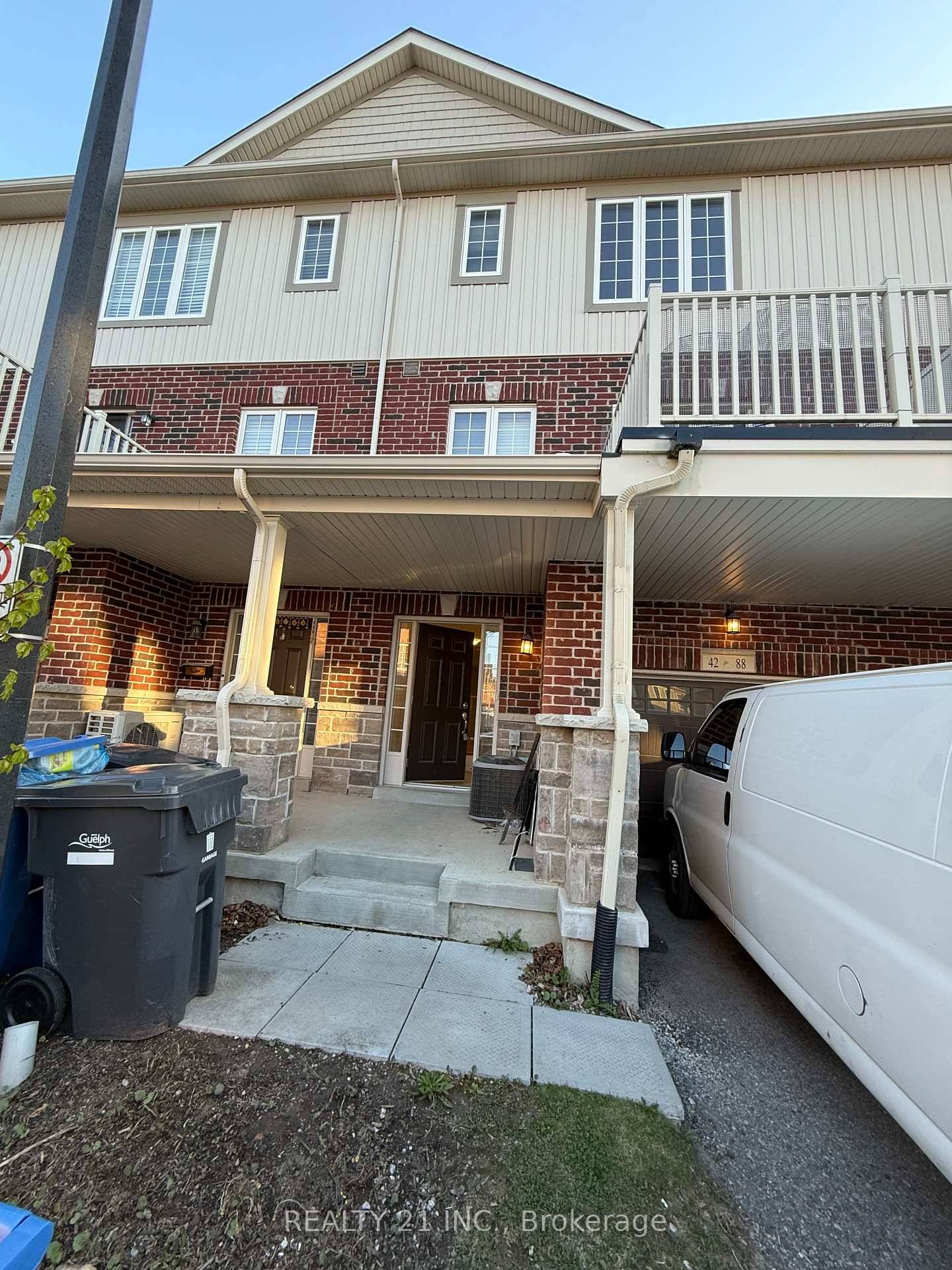 Welcome To This Beautiful Freehold Townhouse At 88 Decorso Drive In Guelph.